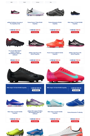 Intersport Kopačky a míče - 1. 9. 2026