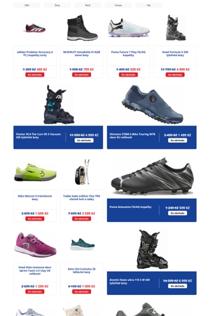 Intersport Boty - 1. 9. 2026