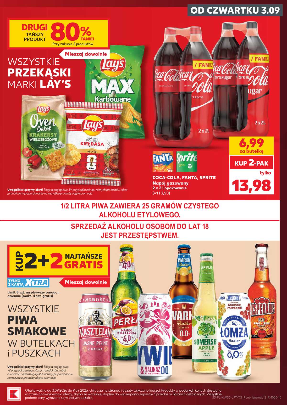 Leták Kaufland Polsko 3.9.-9.9.2026 - Týdenní zpravodaj strana 3