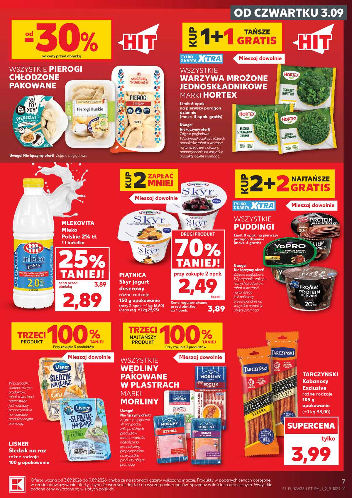 Leták Kaufland Polsko 3.9.-9.9.2026 - Týdenní zpravodaj strana 7