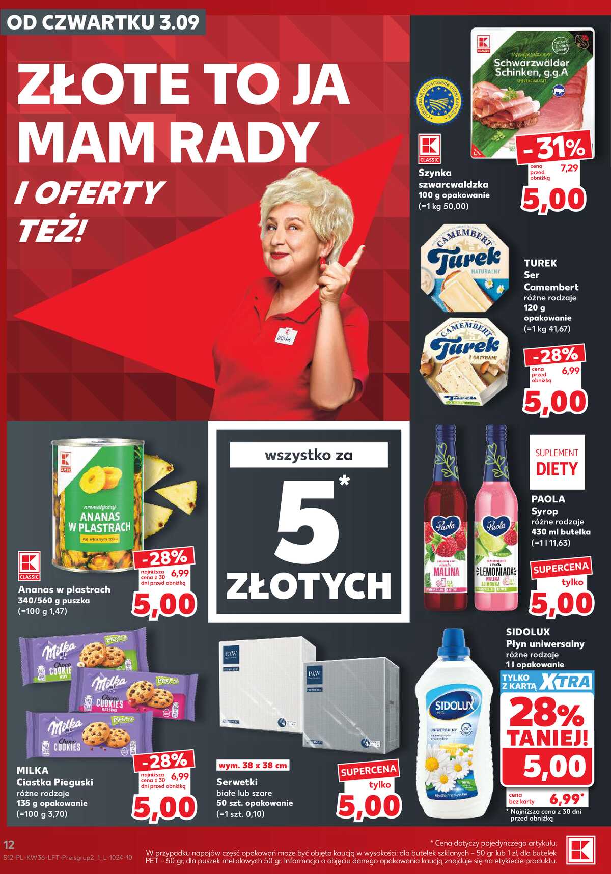 Leták Kaufland Polsko 3.9.-9.9.2026 - Týdenní zpravodaj strana 12