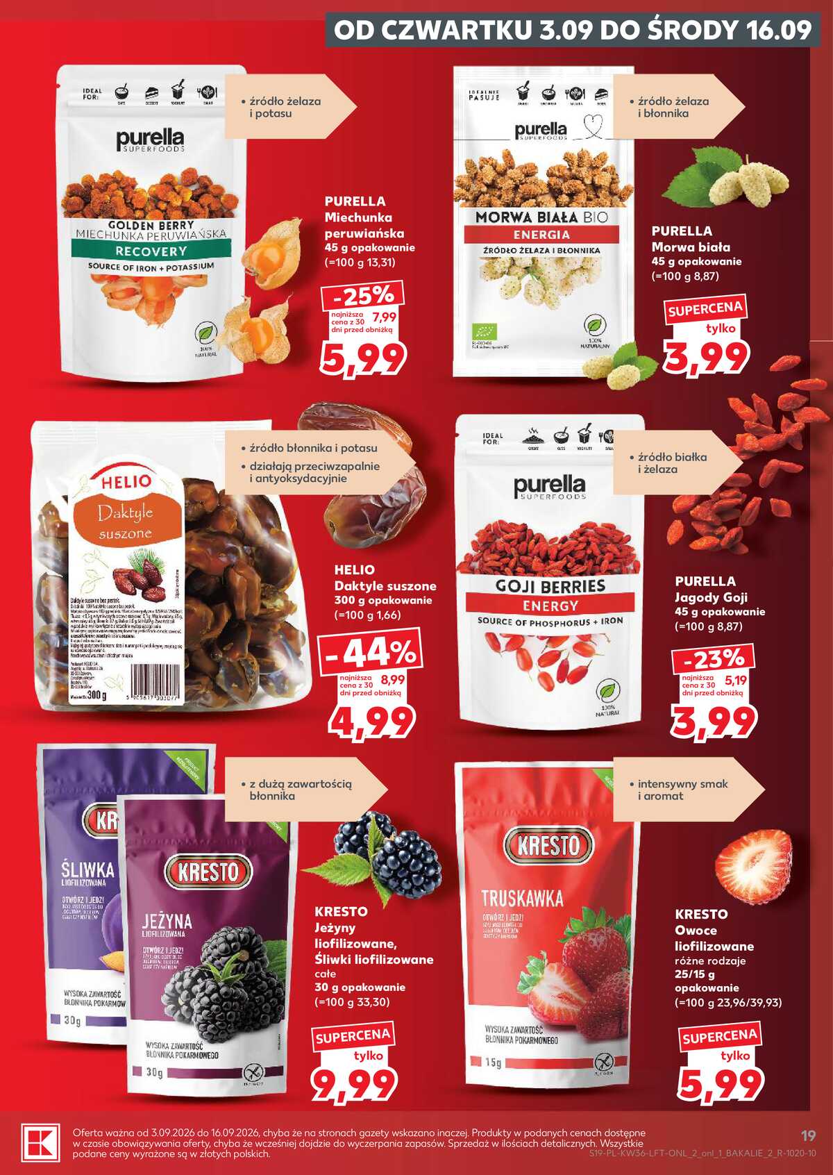 Leták Kaufland Polsko 3.9.-9.9.2026 - Týdenní zpravodaj strana 19