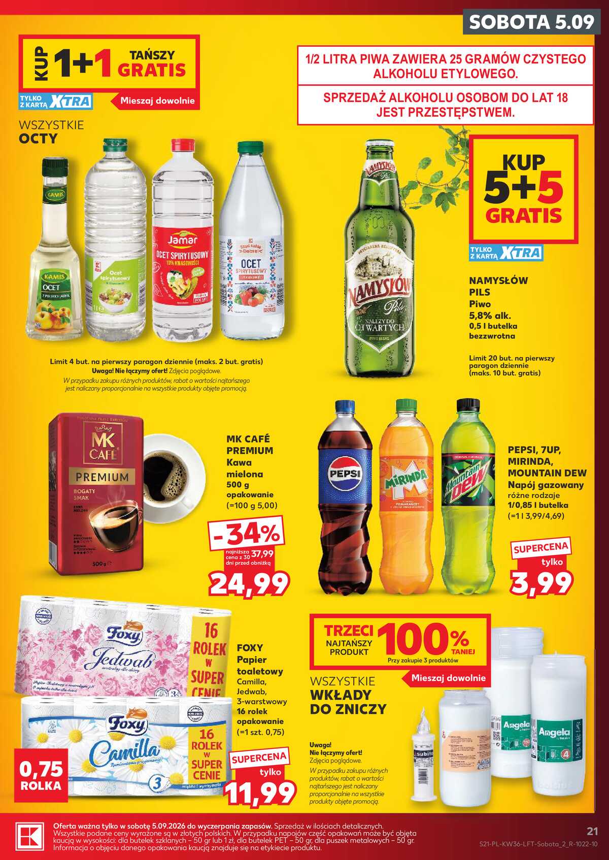 Leták Kaufland Polsko 3.9.-9.9.2026 - Týdenní zpravodaj strana 21