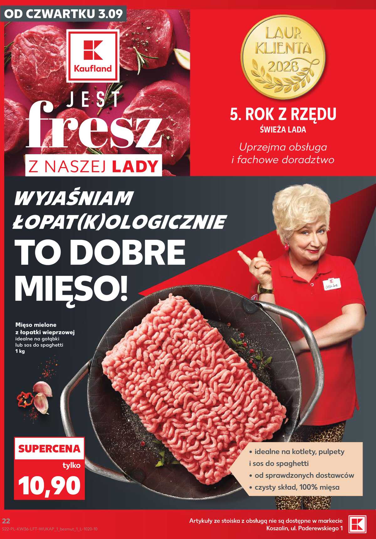 Leták Kaufland Polsko 3.9.-9.9.2026 - Týdenní zpravodaj strana 22