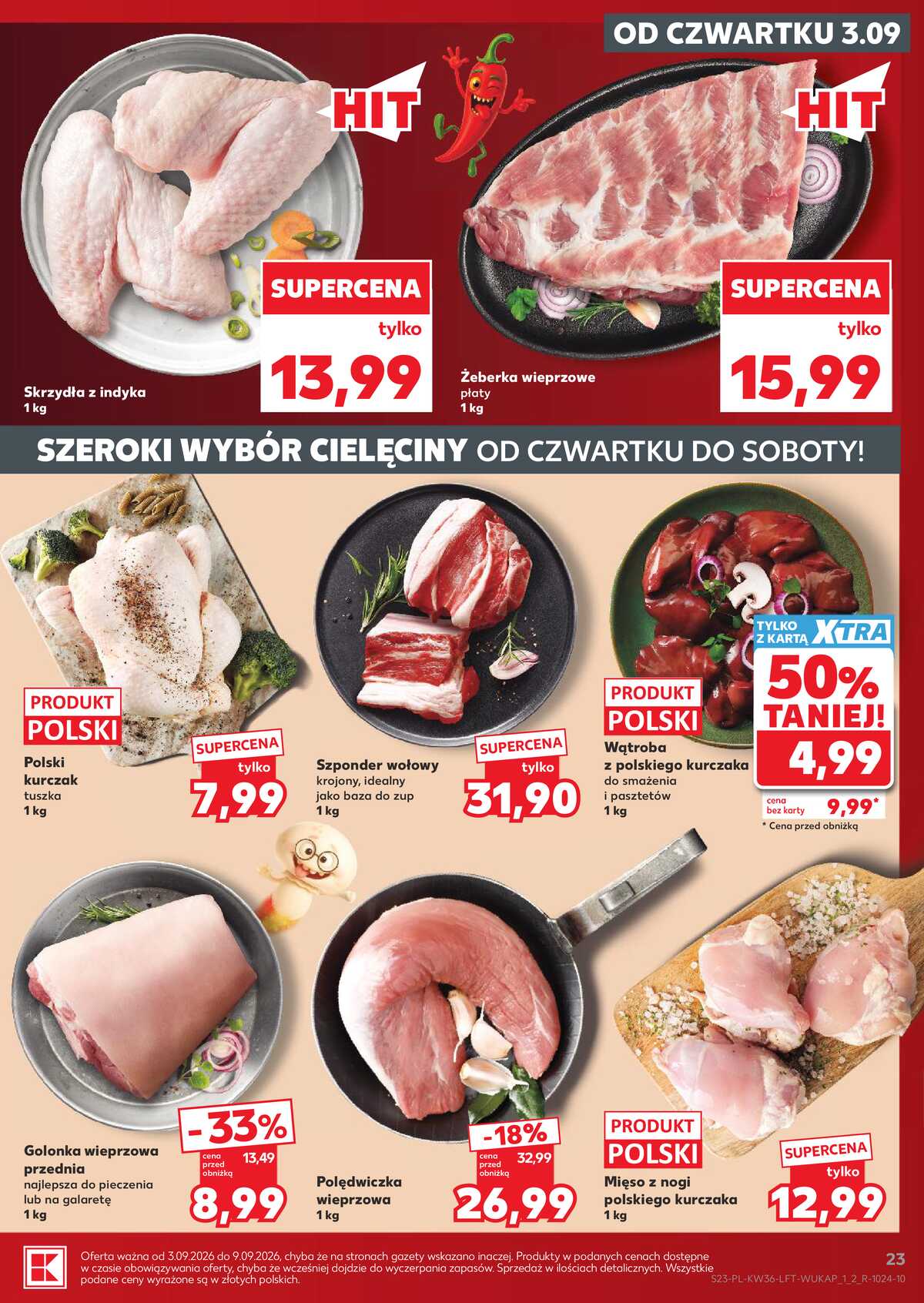 Leták Kaufland Polsko 3.9.-9.9.2026 - Týdenní zpravodaj strana 23