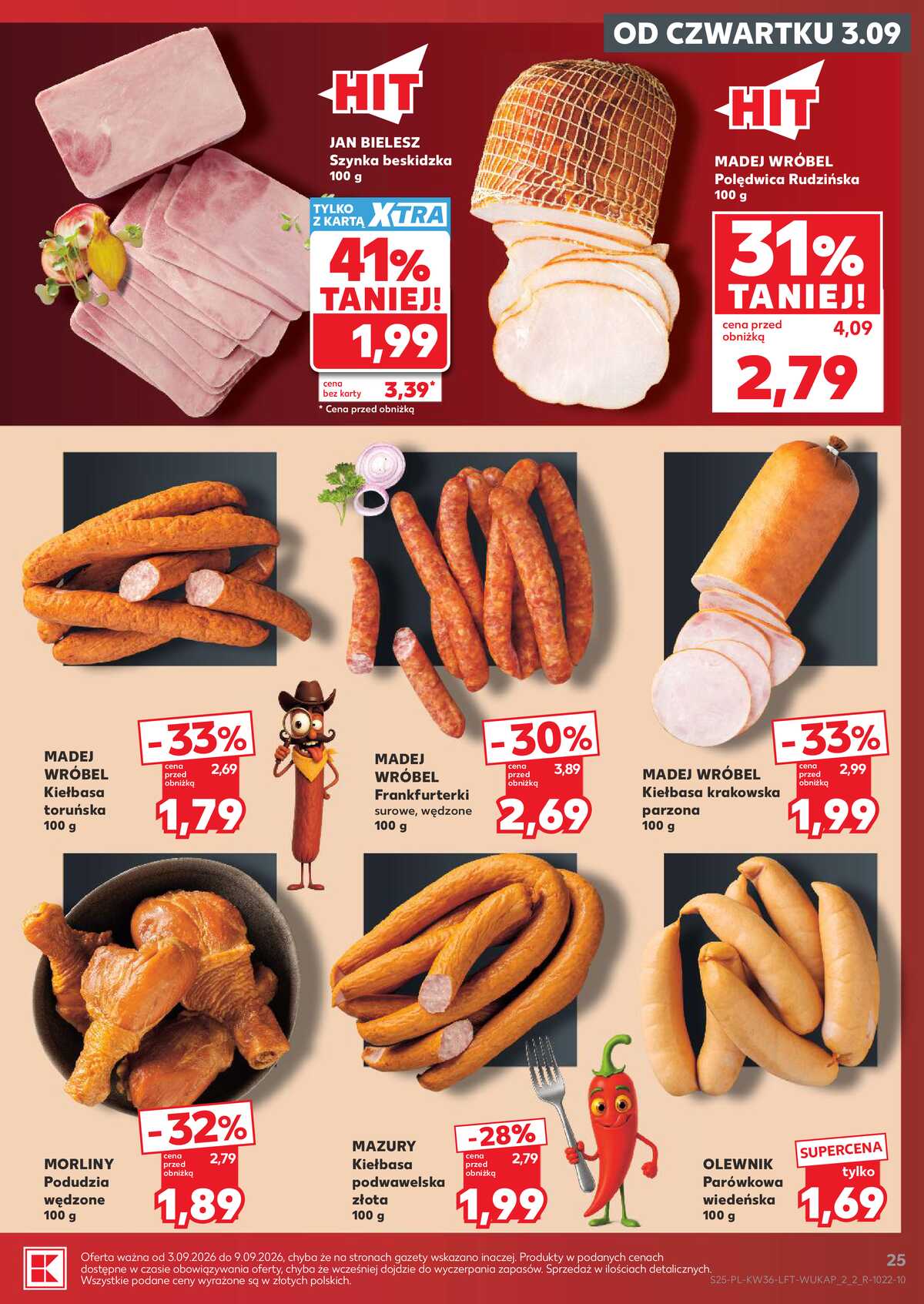 Leták Kaufland Polsko 3.9.-9.9.2026 - Týdenní zpravodaj strana 25