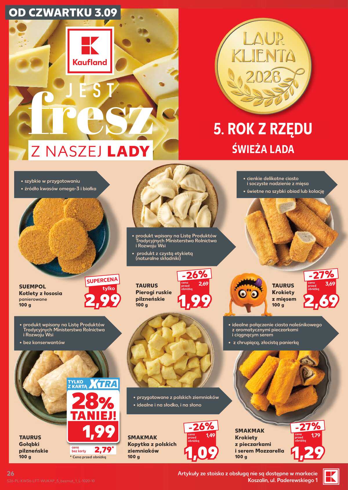 Leták Kaufland Polsko 3.9.-9.9.2026 - Týdenní zpravodaj strana 26