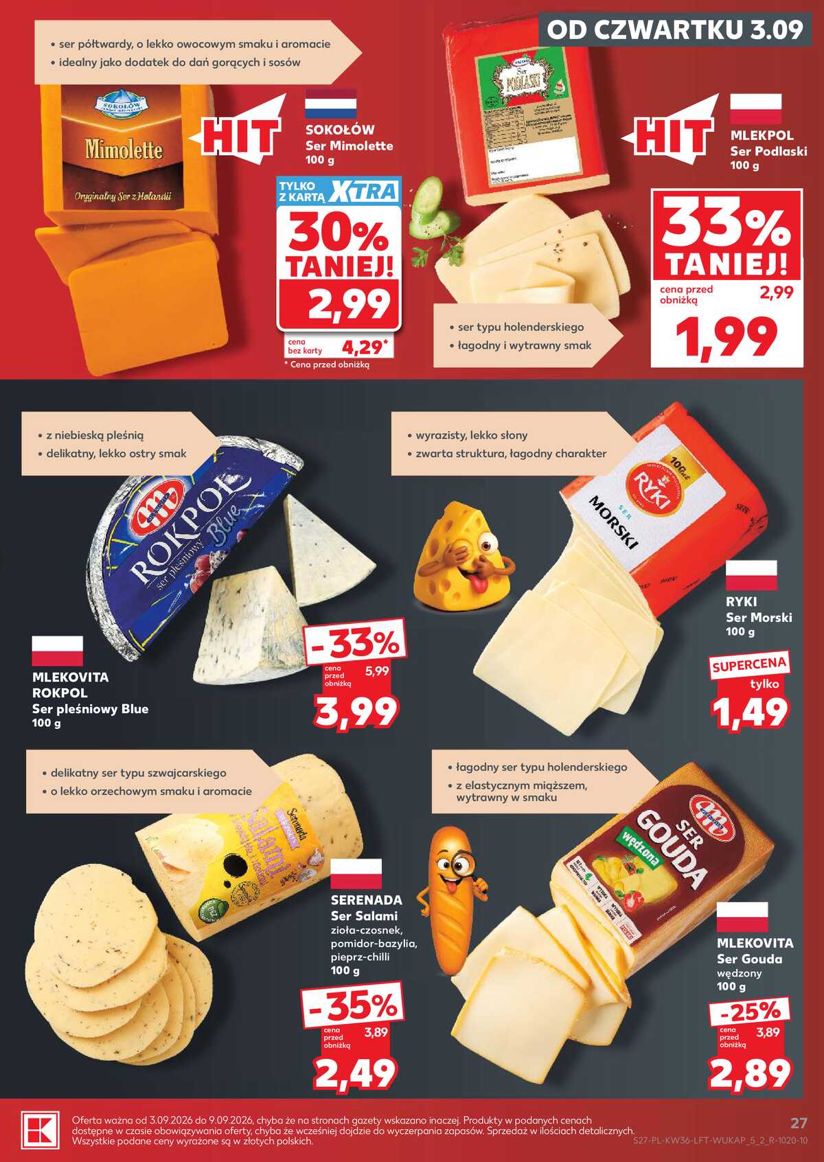 Leták Kaufland Polsko 3.9.-9.9.2026 - Týdenní zpravodaj strana 27