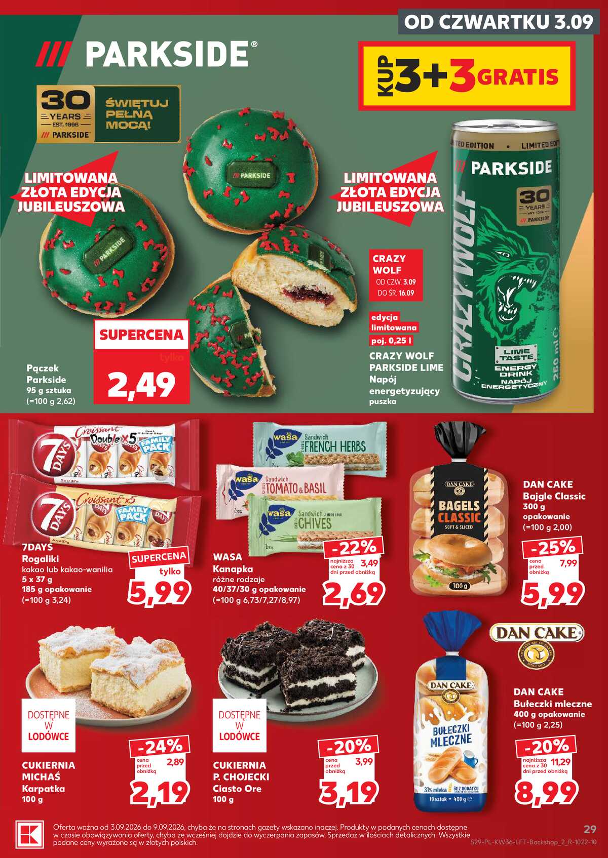 Leták Kaufland Polsko 3.9.-9.9.2026 - Týdenní zpravodaj strana 29