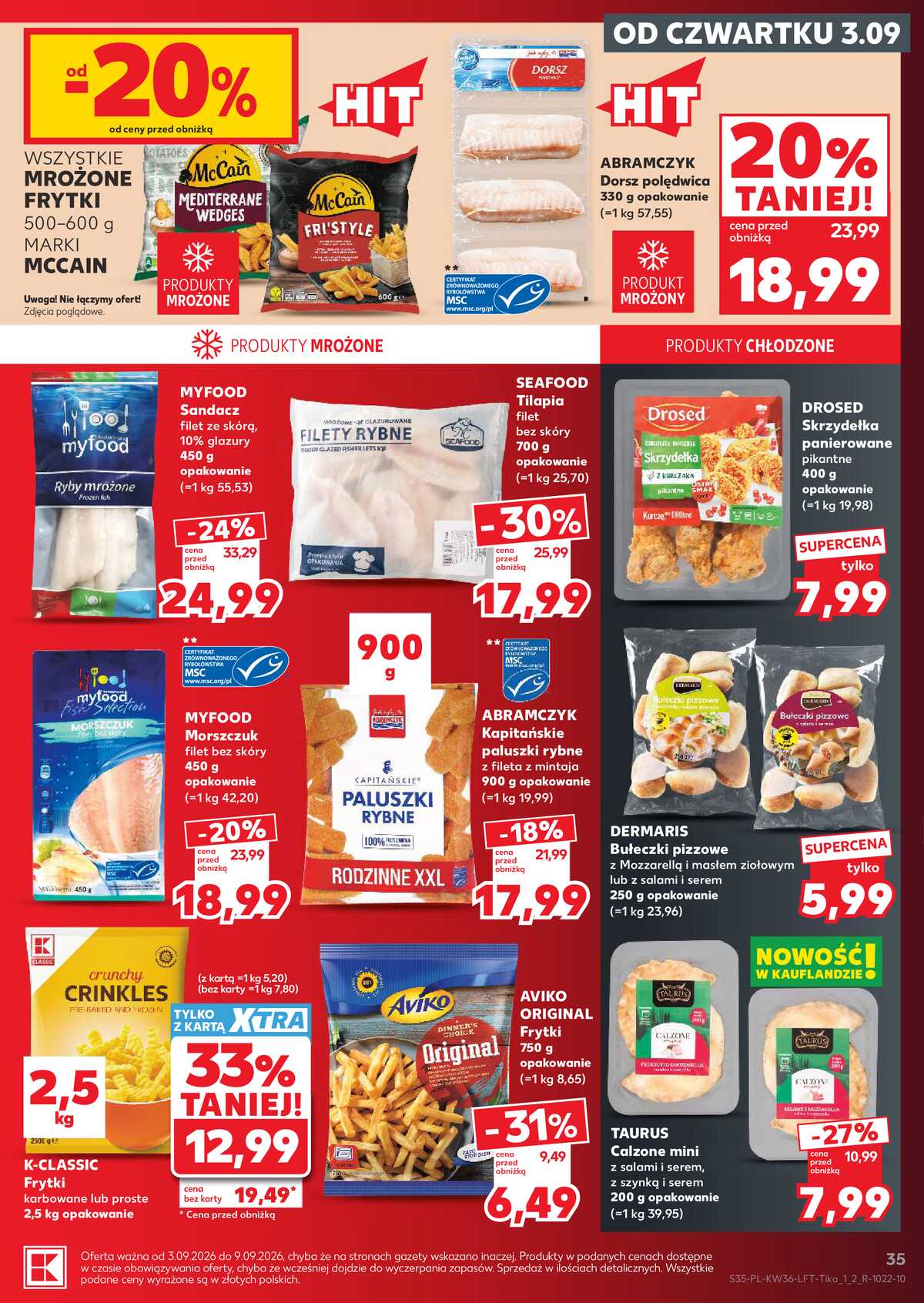 Leták Kaufland Polsko 3.9.-9.9.2026 - Týdenní zpravodaj strana 35