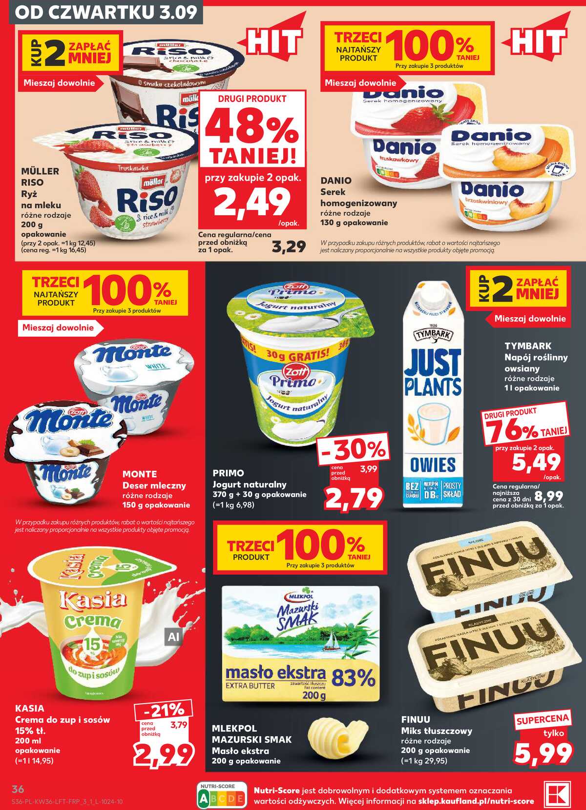 Leták Kaufland Polsko 3.9.-9.9.2026 - Týdenní zpravodaj strana 36