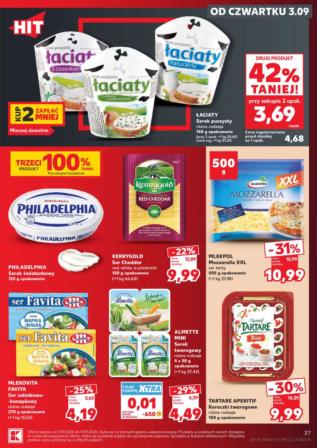 Leták Kaufland Polsko 3.9.-9.9.2026 - Týdenní zpravodaj strana 37