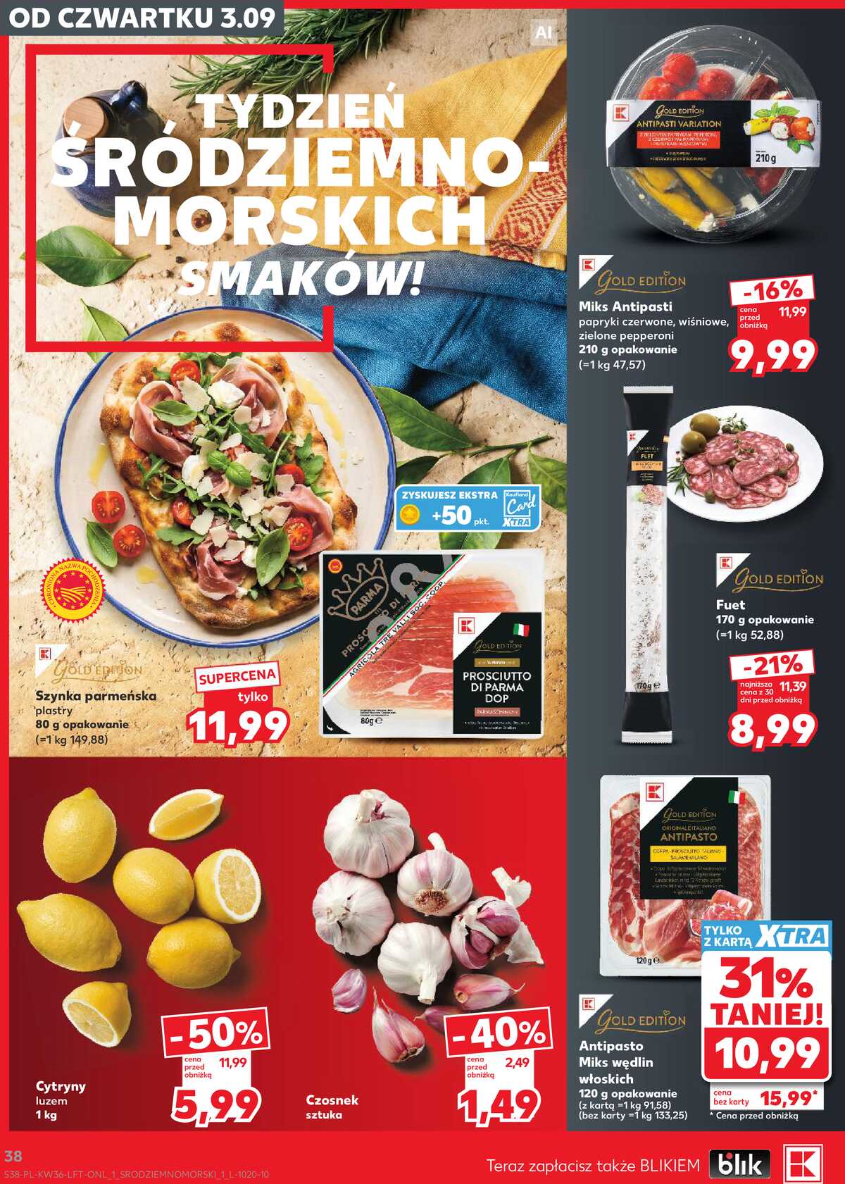 Leták Kaufland Polsko 3.9.-9.9.2026 - Týdenní zpravodaj strana 38