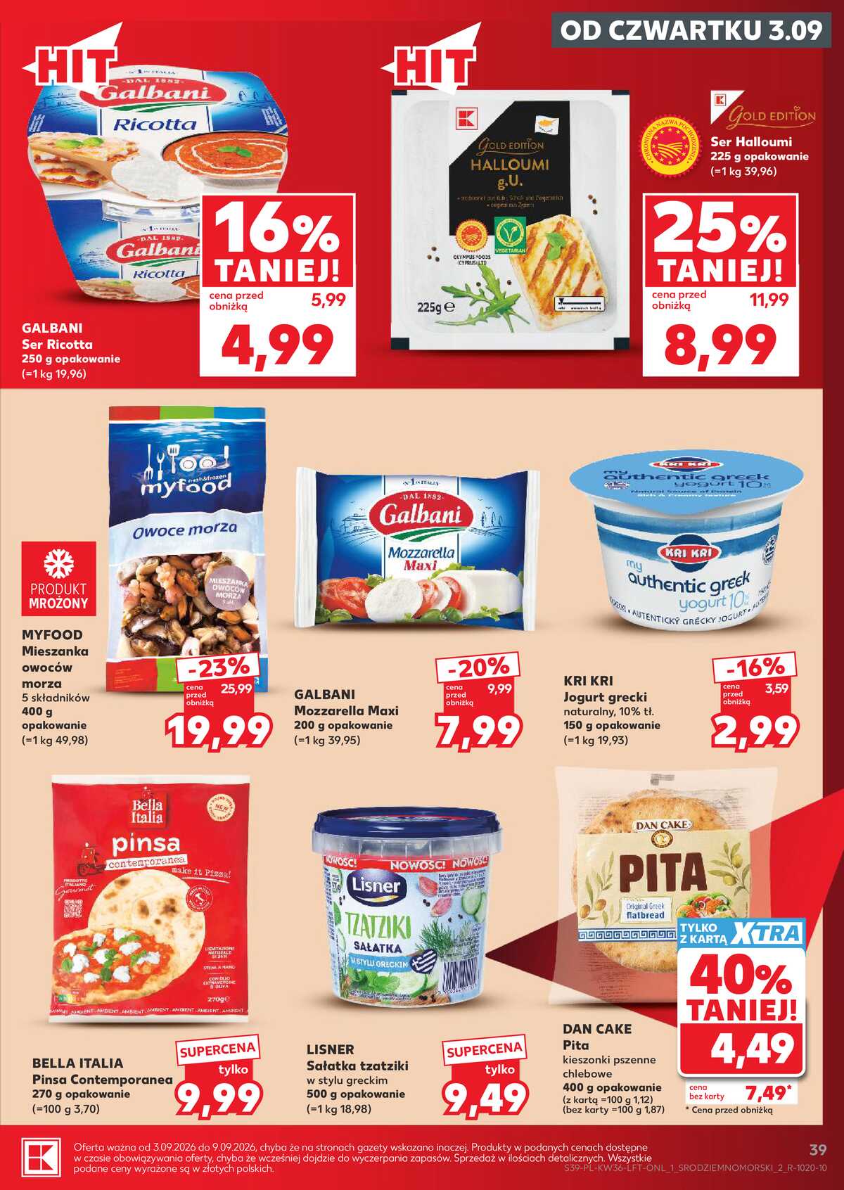 Leták Kaufland Polsko 3.9.-9.9.2026 - Týdenní zpravodaj strana 39