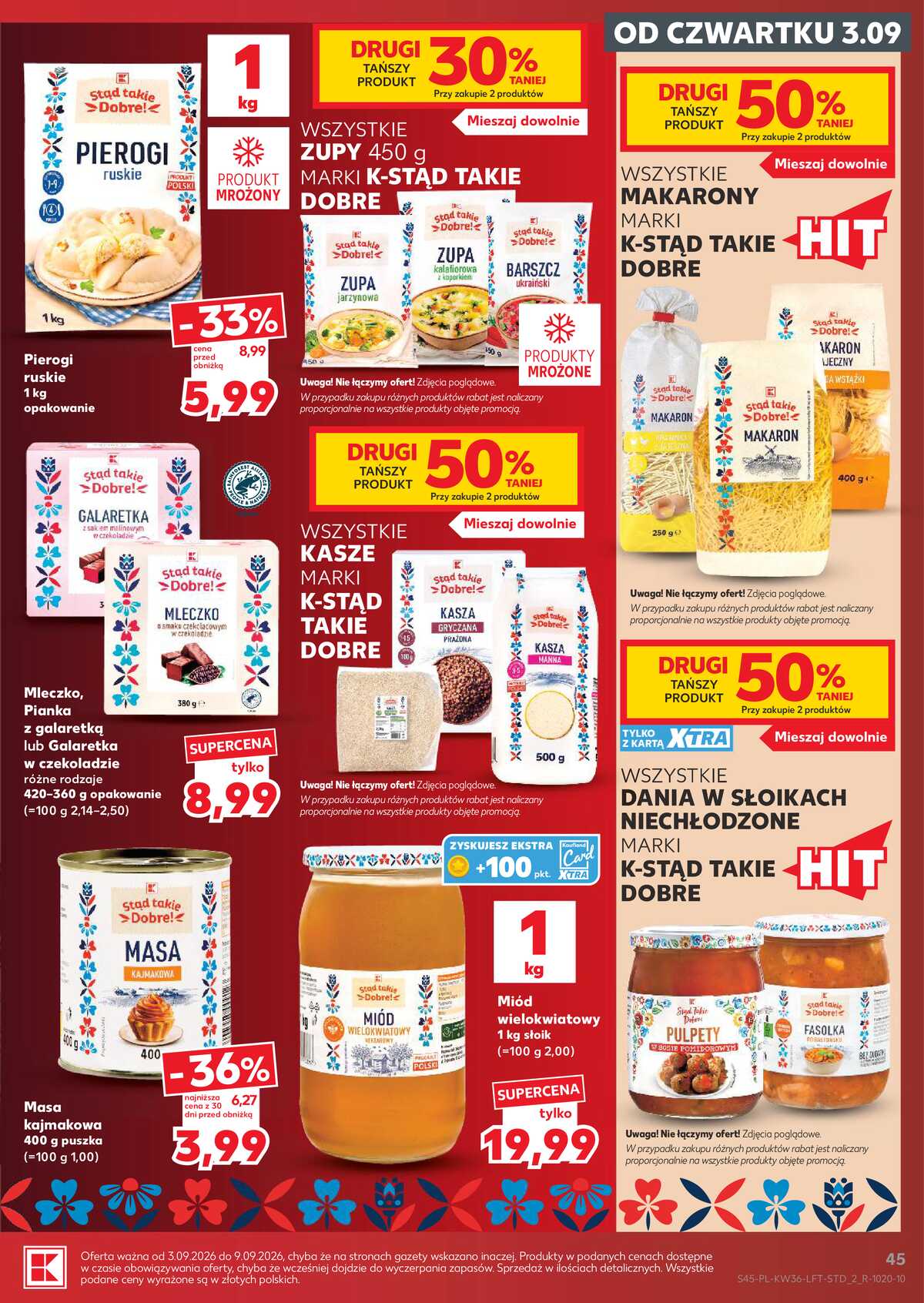 Leták Kaufland Polsko 3.9.-9.9.2026 - Týdenní zpravodaj strana 45