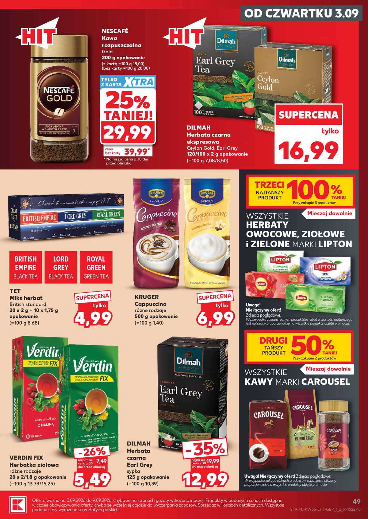 Leták Kaufland Polsko 3.9.-9.9.2026 - Týdenní zpravodaj strana 49