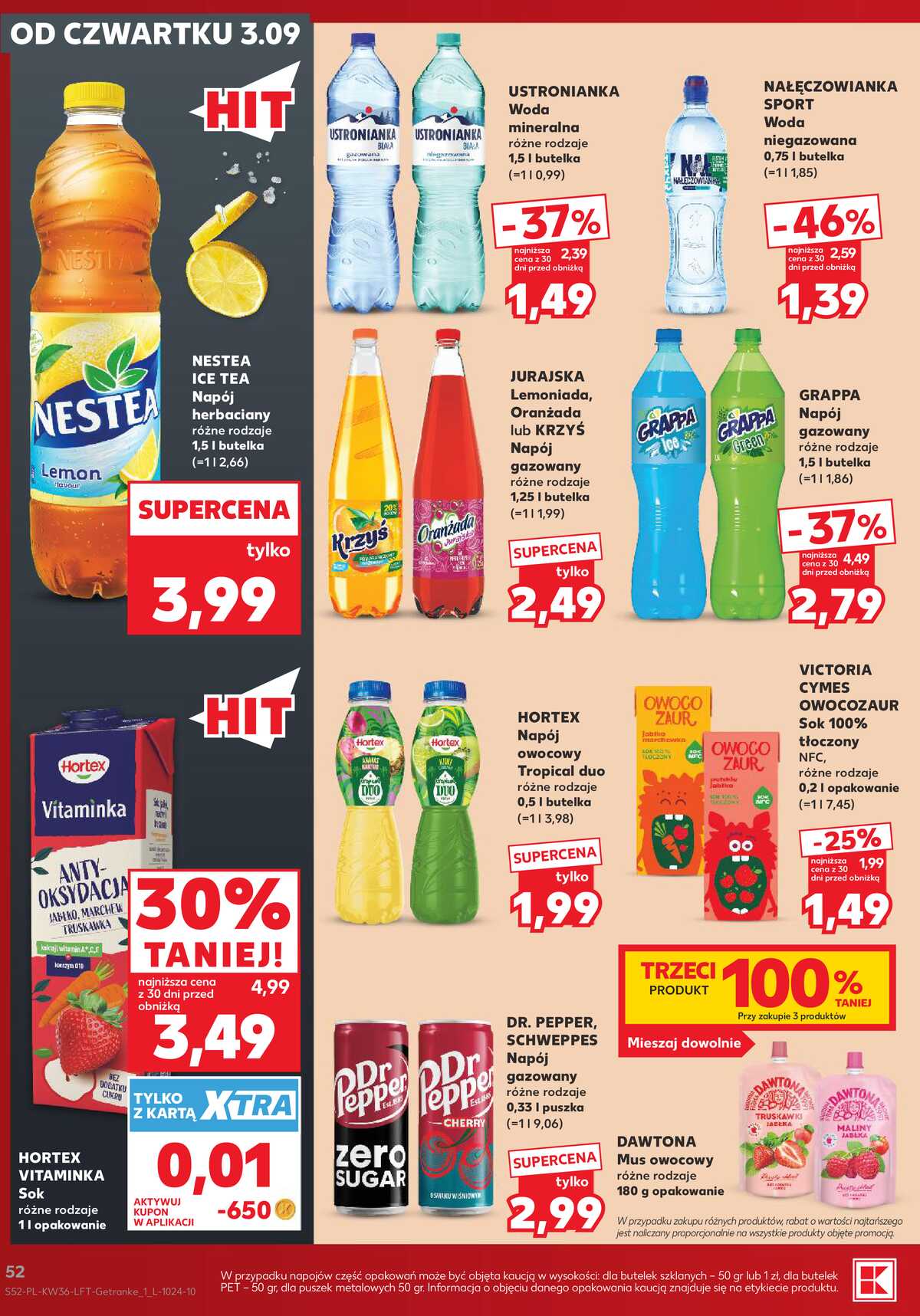 Leták Kaufland Polsko 3.9.-9.9.2026 - Týdenní zpravodaj strana 52