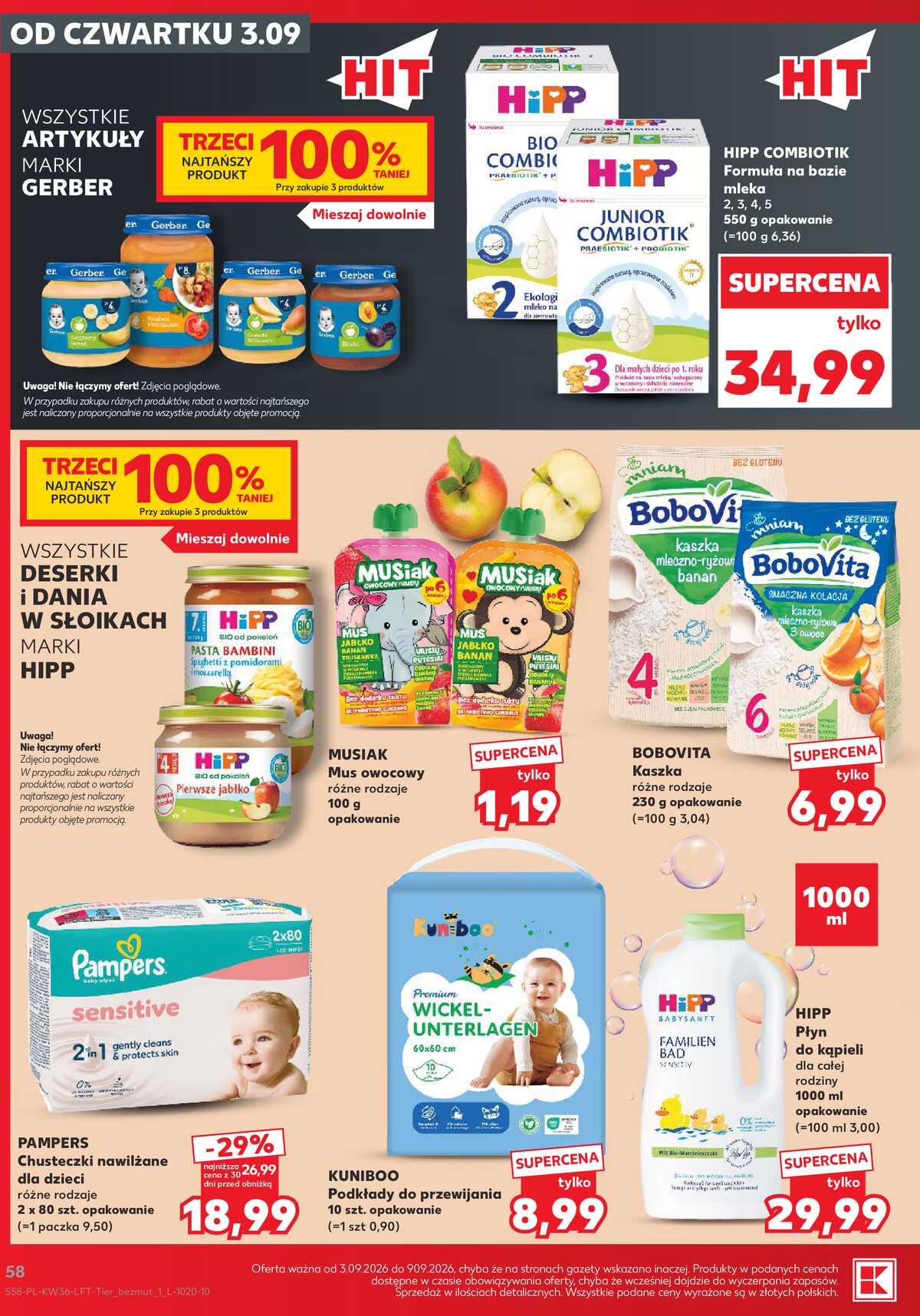Leták Kaufland Polsko 3.9.-9.9.2026 - Týdenní zpravodaj strana 58