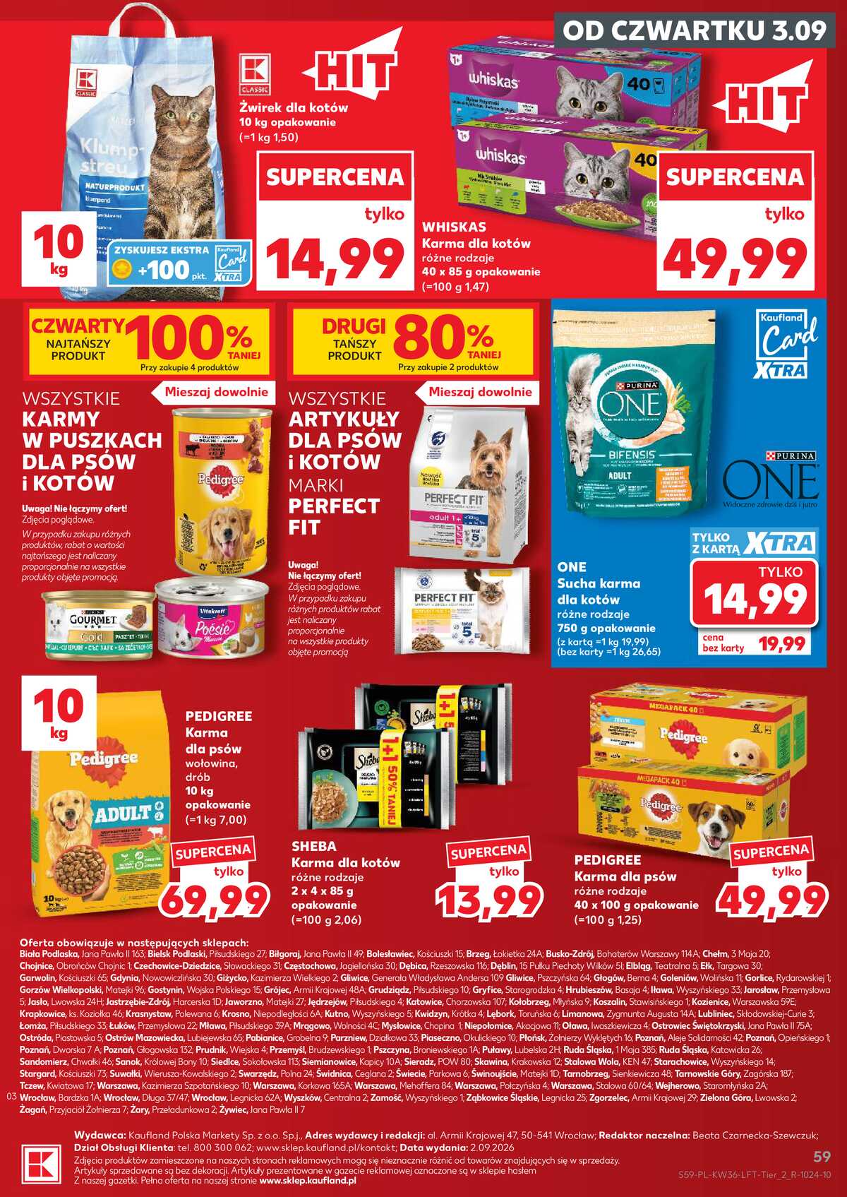 Leták Kaufland Polsko 3.9.-9.9.2026 - Týdenní zpravodaj strana 59