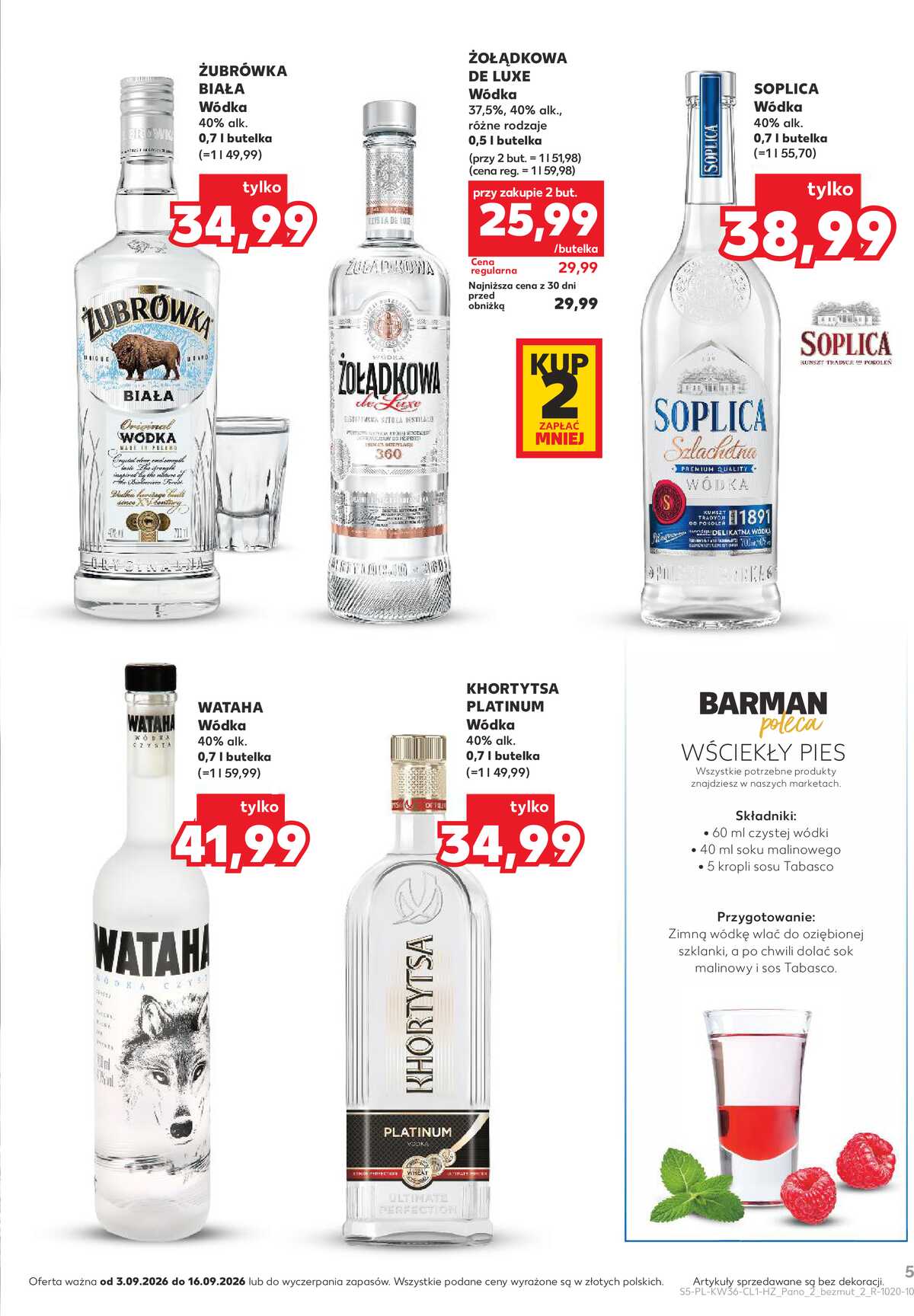 Leták Kaufland Polsko 3.9.-16.9.2026 - Bar v Kauflandu strana 5
