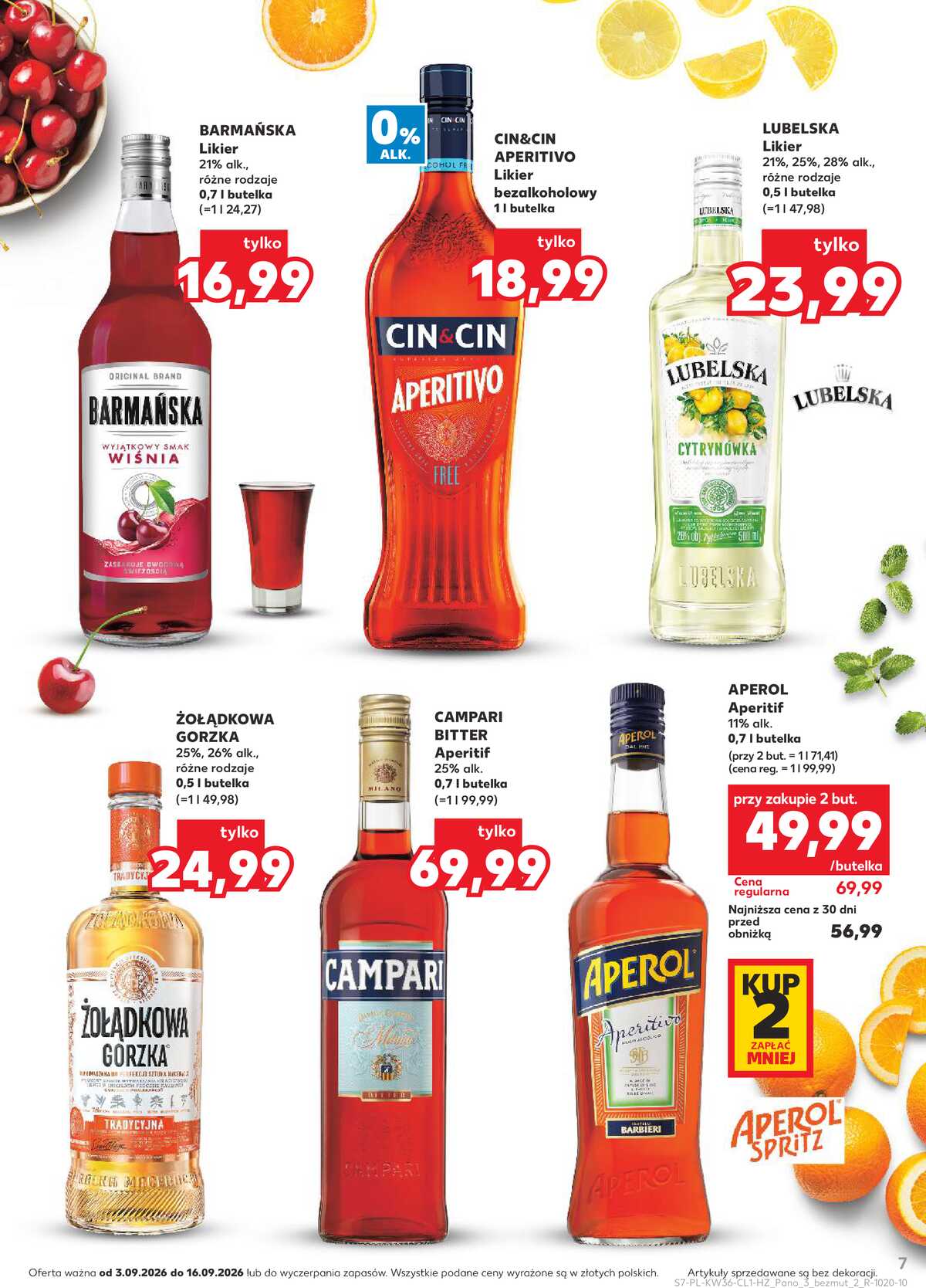 Leták Kaufland Polsko 3.9.-16.9.2026 - Bar v Kauflandu strana 7
