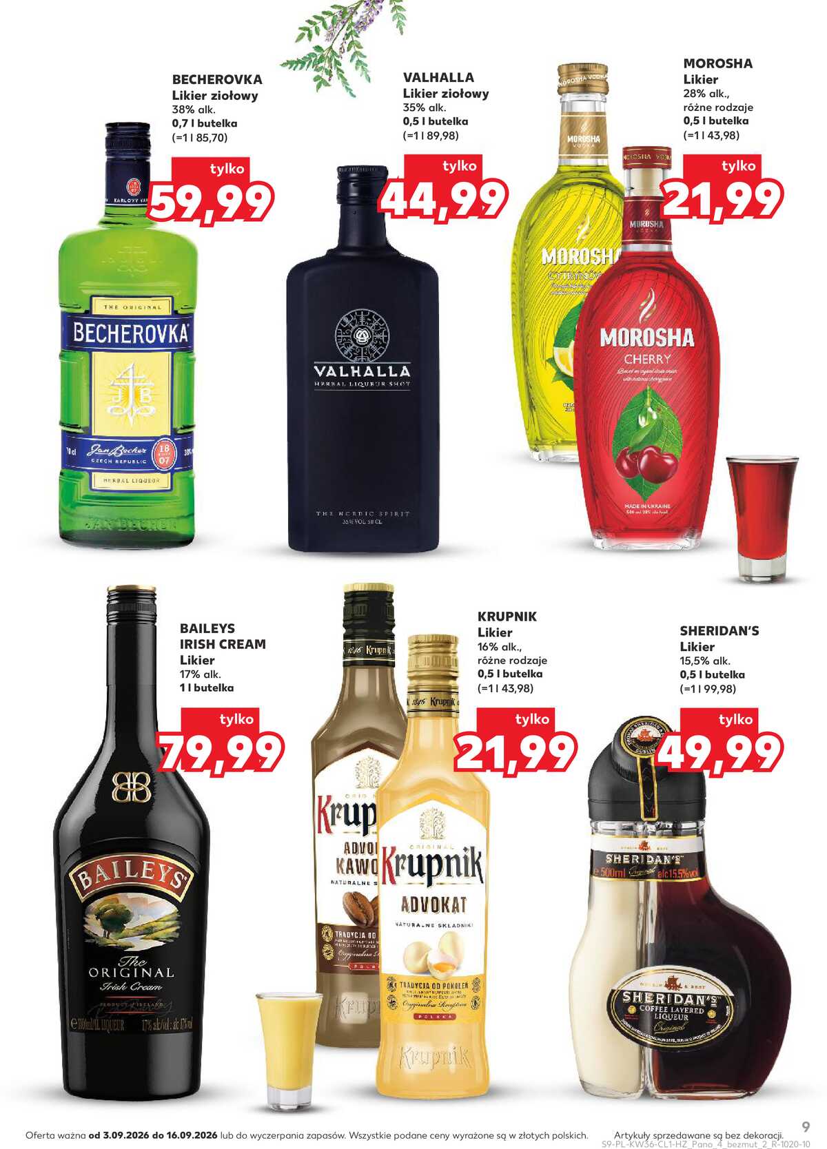 Leták Kaufland Polsko 3.9.-16.9.2026 - Bar v Kauflandu strana 9