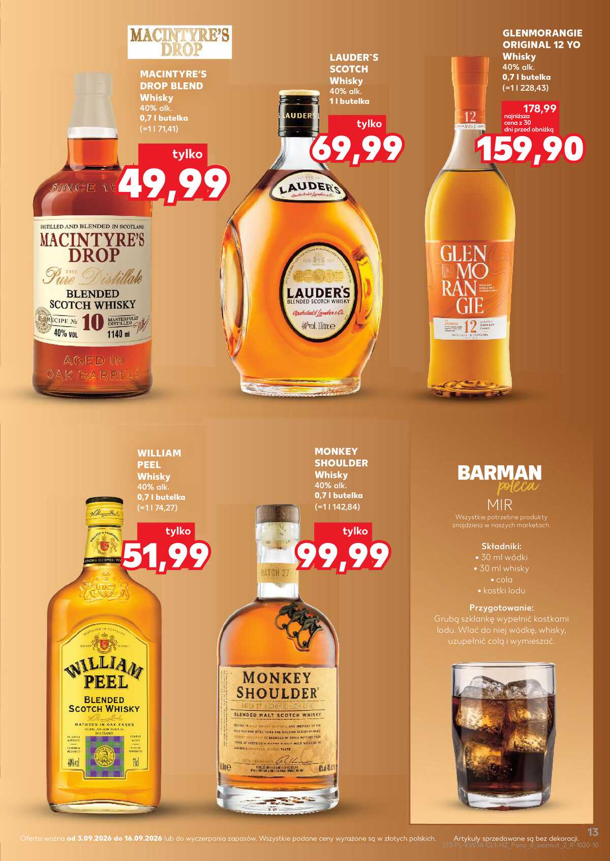 Leták Kaufland Polsko 3.9.-16.9.2026 - Bar v Kauflandu strana 13