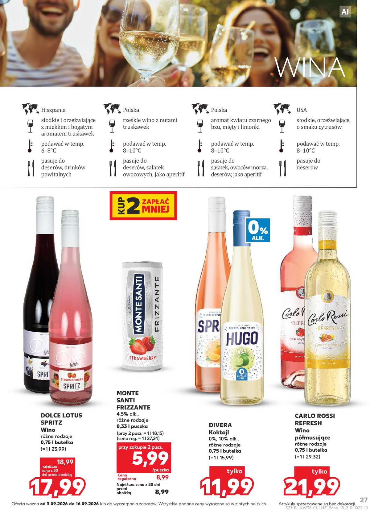 Leták Kaufland Polsko 3.9.-16.9.2026 - Bar v Kauflandu strana 27