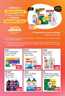 Teta drogerie Vždy výhodně  od 29.8. do 4.9.2026