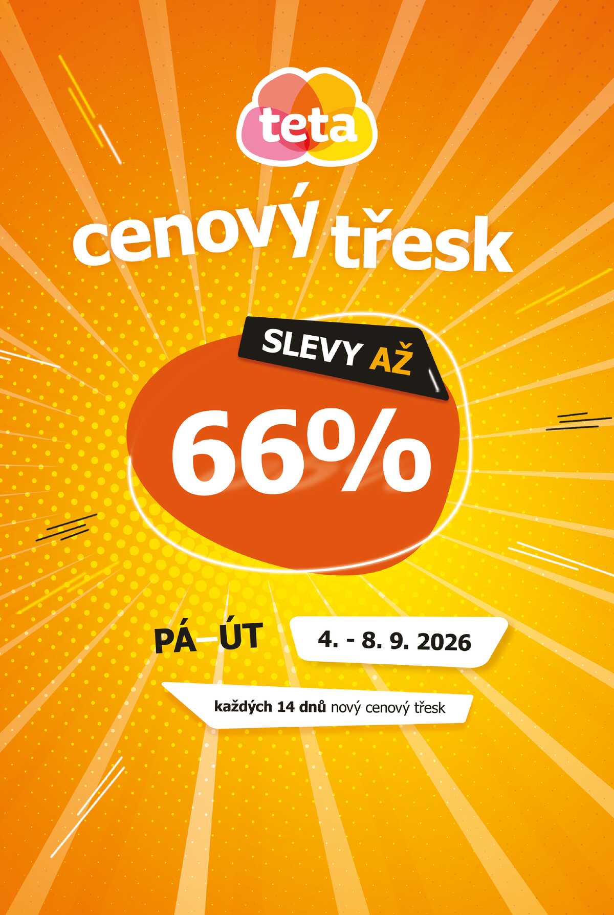 Teta drogerie Cenový třesk od 4.9. do 8.9.2026 strana 1