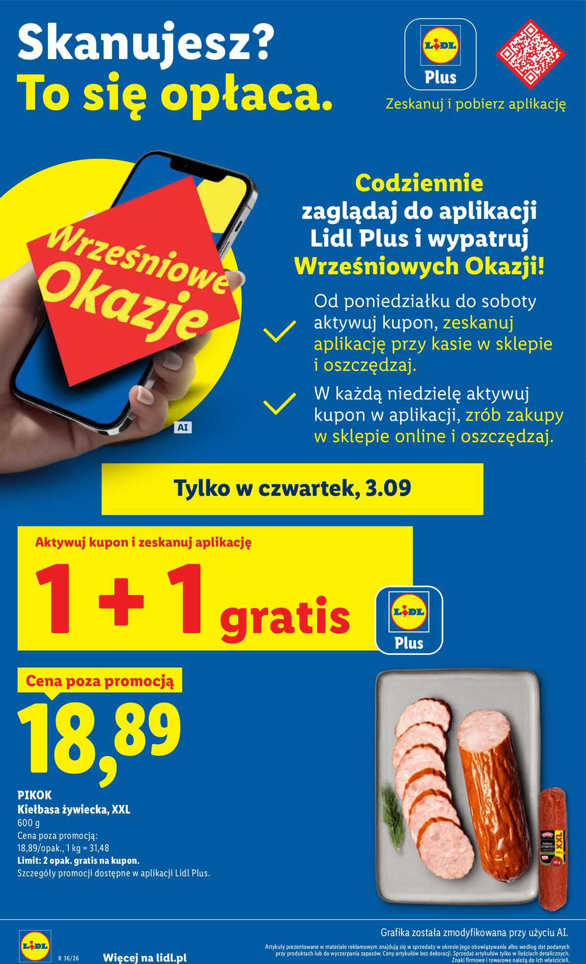 Leták Lidl Polsko 3.9.-5.9.2026 - Leták platí od 3. září do 5. září strana 6