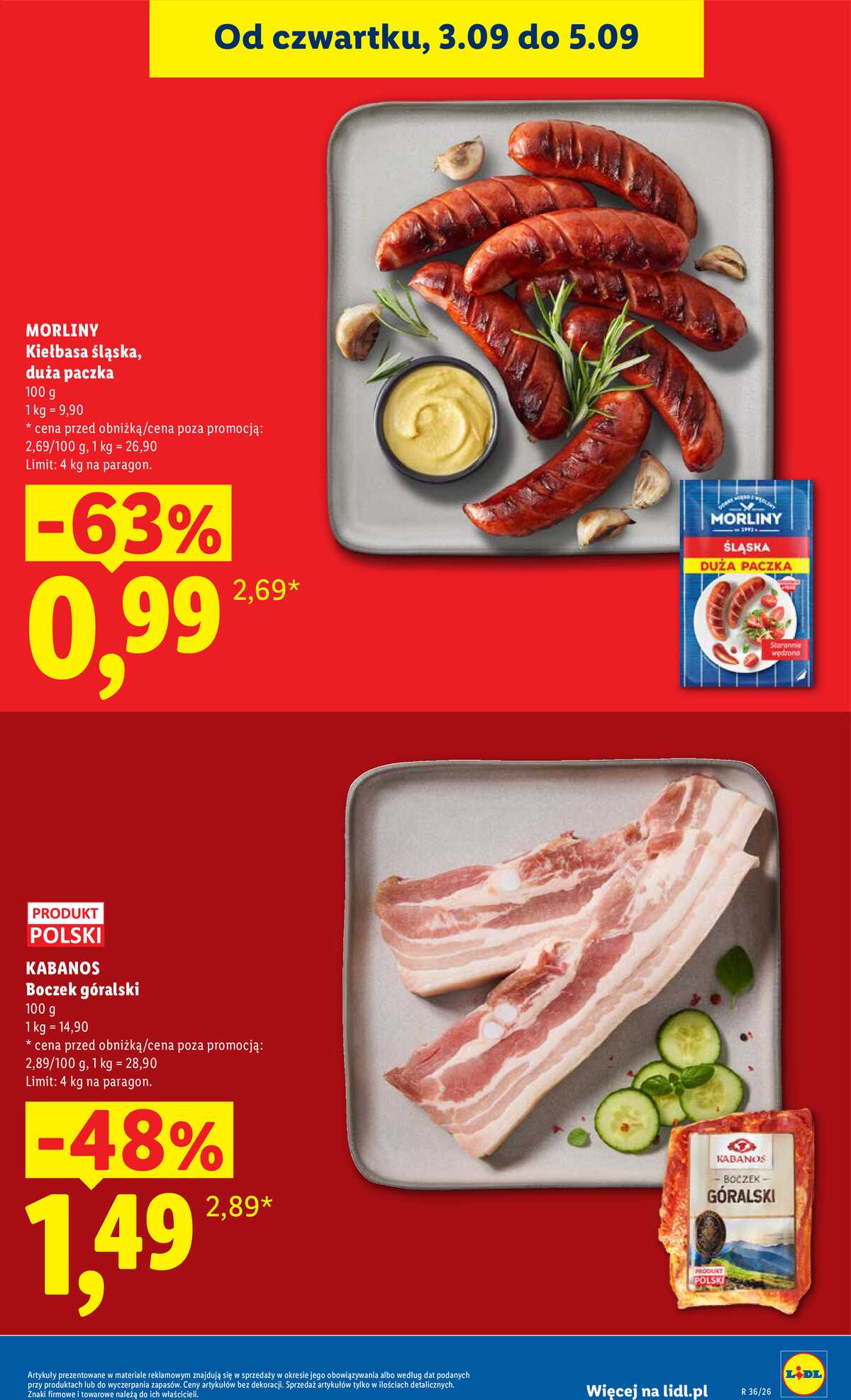 Leták Lidl Polsko 3.9.-5.9.2026 - Leták platí od 3. září do 5. září strana 11