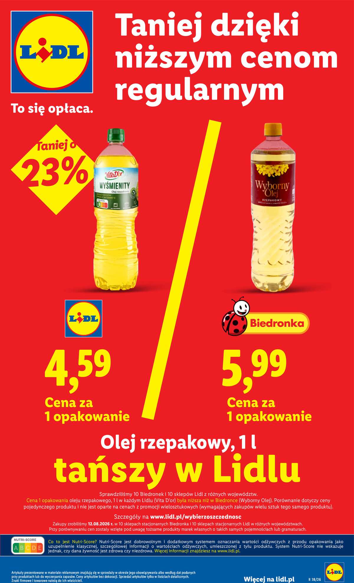 Leták Lidl Polsko 3.9.-5.9.2026 - Leták platí od 3. září do 5. září strana 19