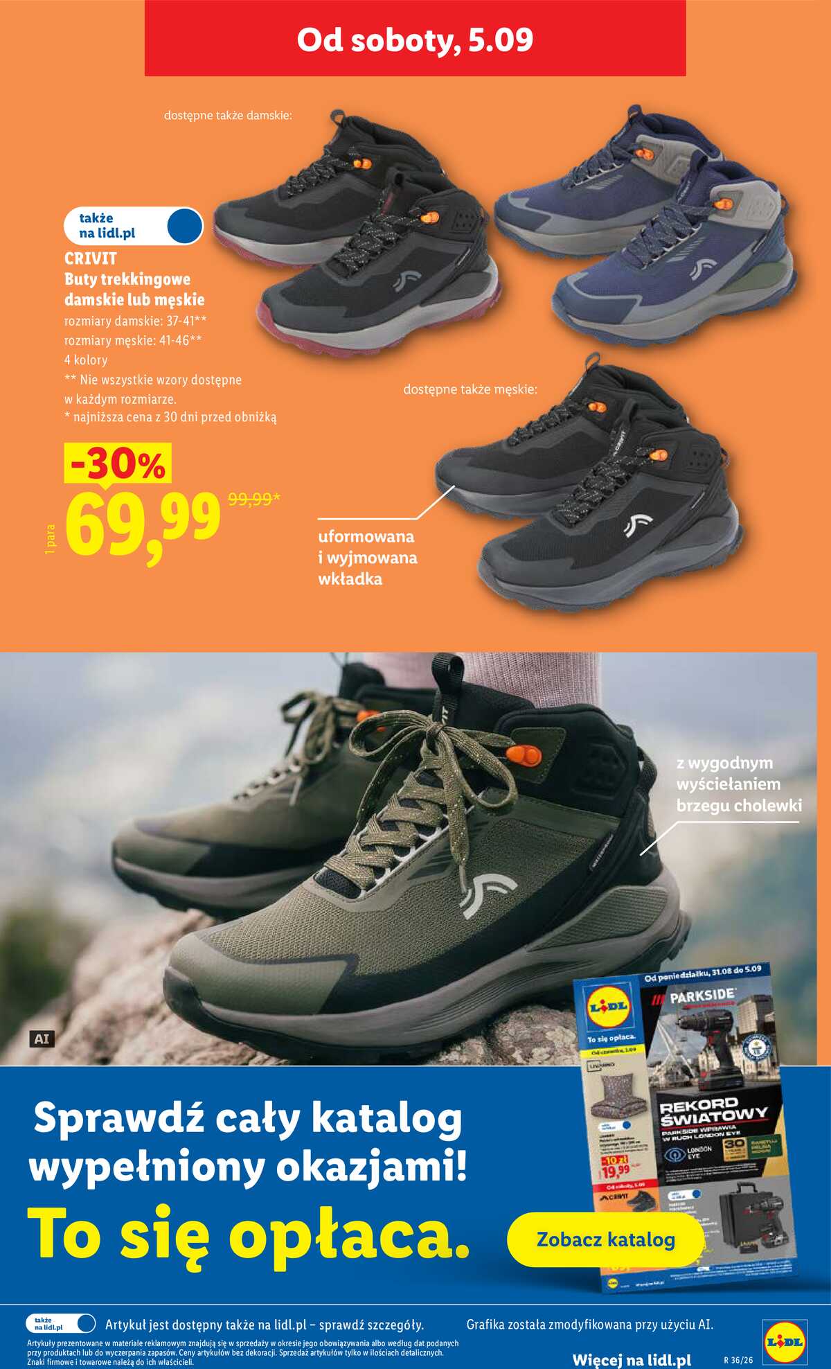 Leták Lidl Polsko 3.9.-5.9.2026 - Leták platí od 3. září do 5. září strana 37
