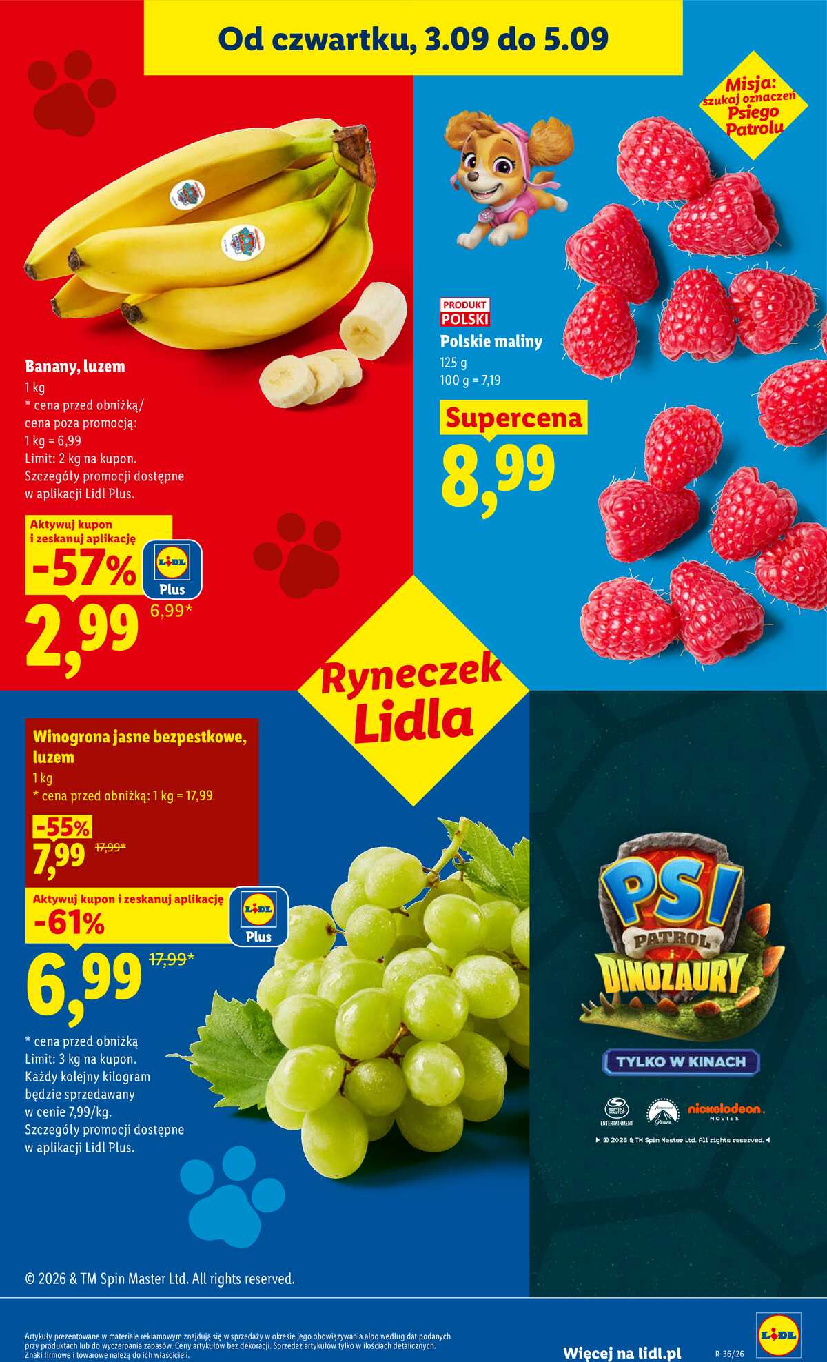 Leták Lidl Polsko 3.9.-5.9.2026 - Leták platí od 3. září do 5. září strana 43
