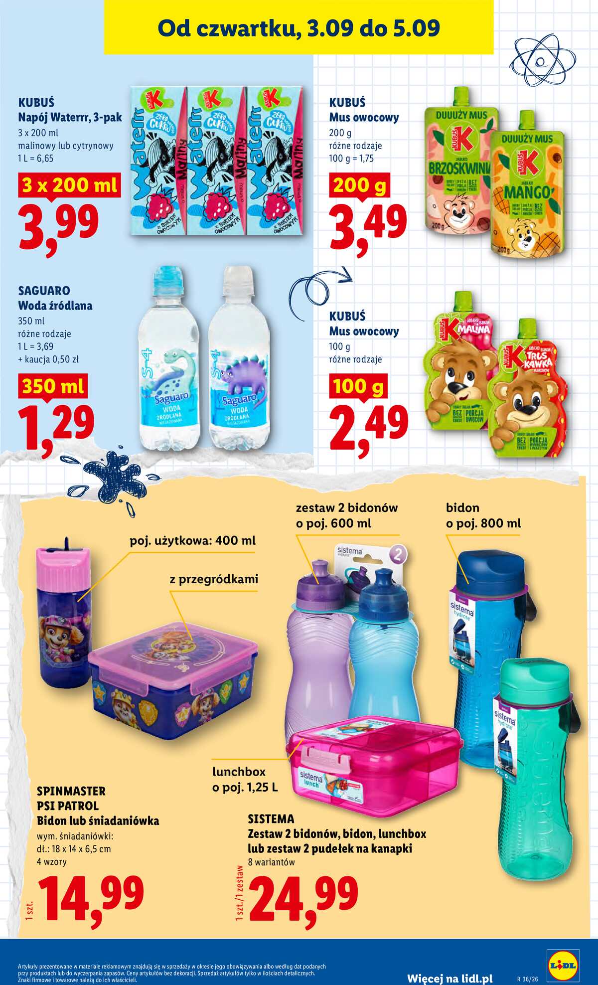 Leták Lidl Polsko 3.9.-5.9.2026 - Leták platí od 3. září do 5. září strana 47
