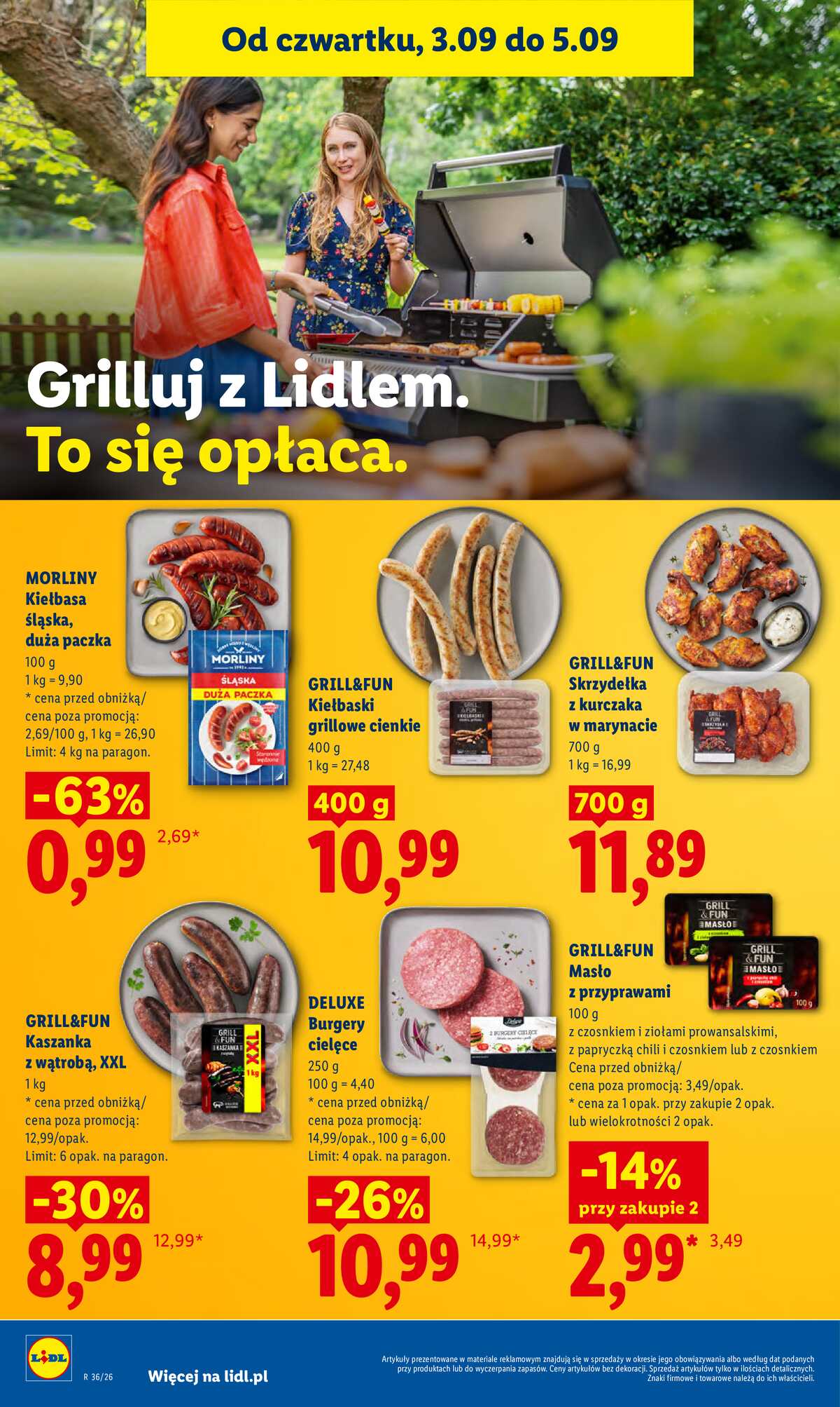 Leták Lidl Polsko 3.9.-5.9.2026 - Leták platí od 3. září do 5. září strana 52