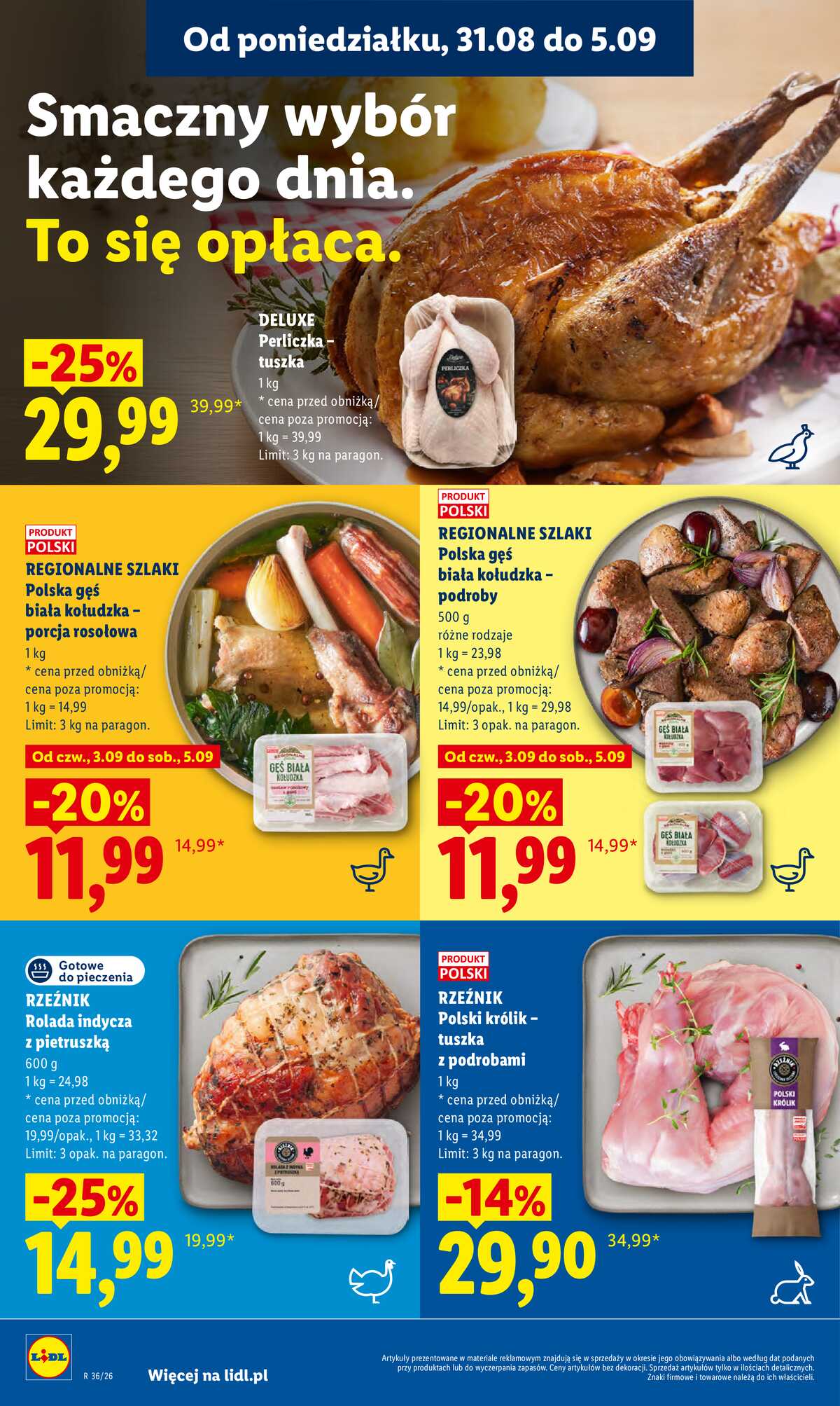 Leták Lidl Polsko 3.9.-5.9.2026 - Leták platí od 3. září do 5. září strana 54