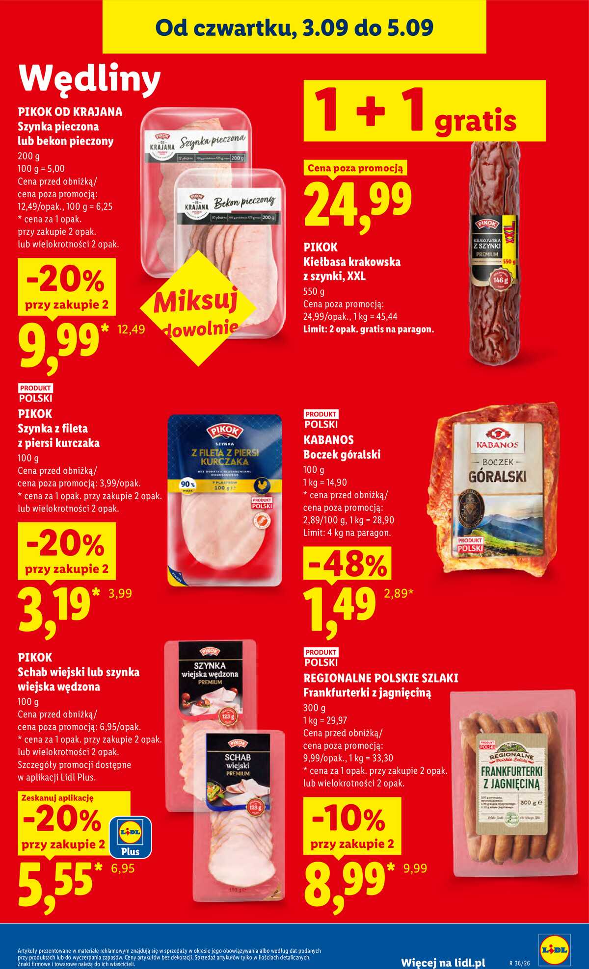 Leták Lidl Polsko 3.9.-5.9.2026 - Leták platí od 3. září do 5. září strana 57