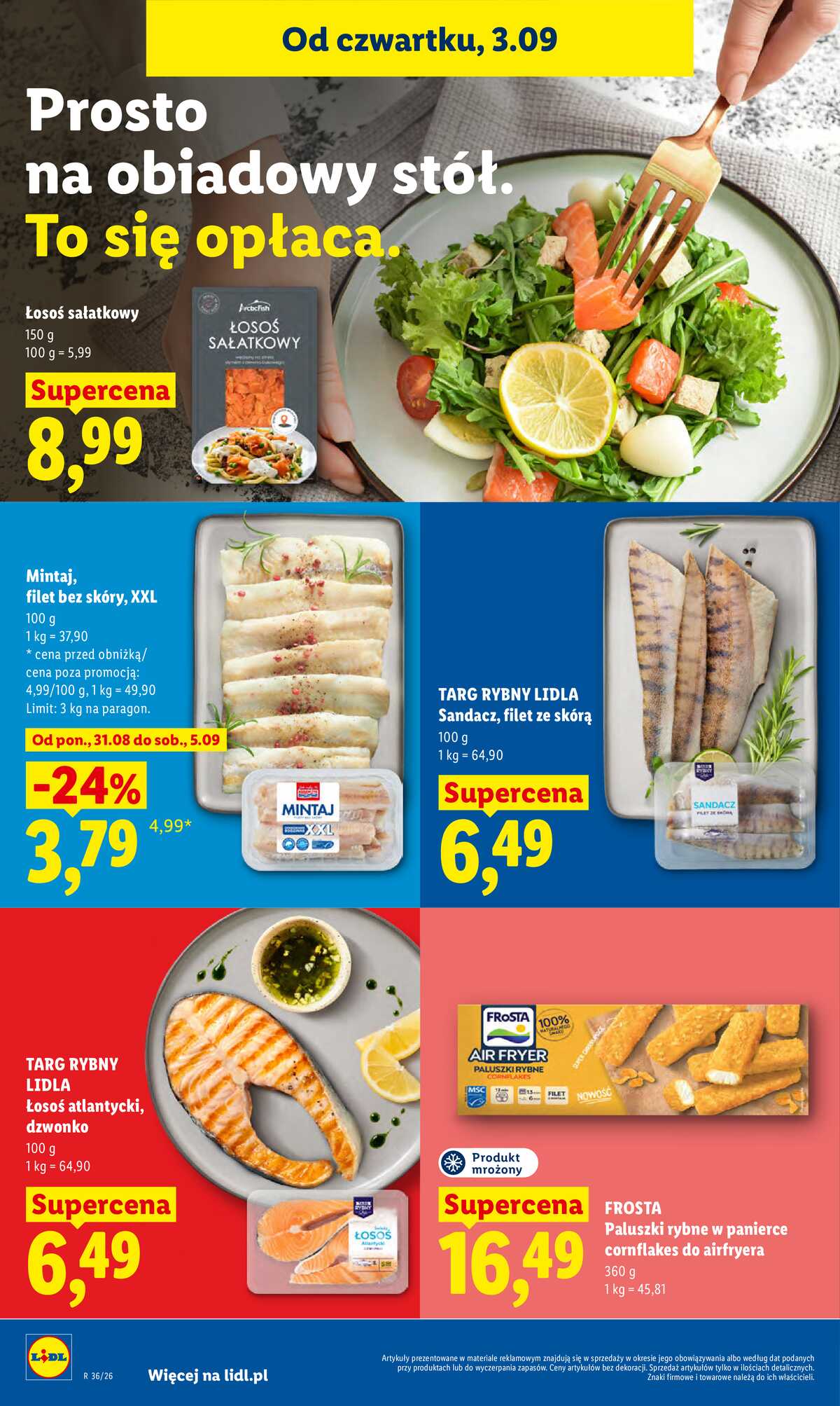 Leták Lidl Polsko 3.9.-5.9.2026 - Leták platí od 3. září do 5. září strana 58