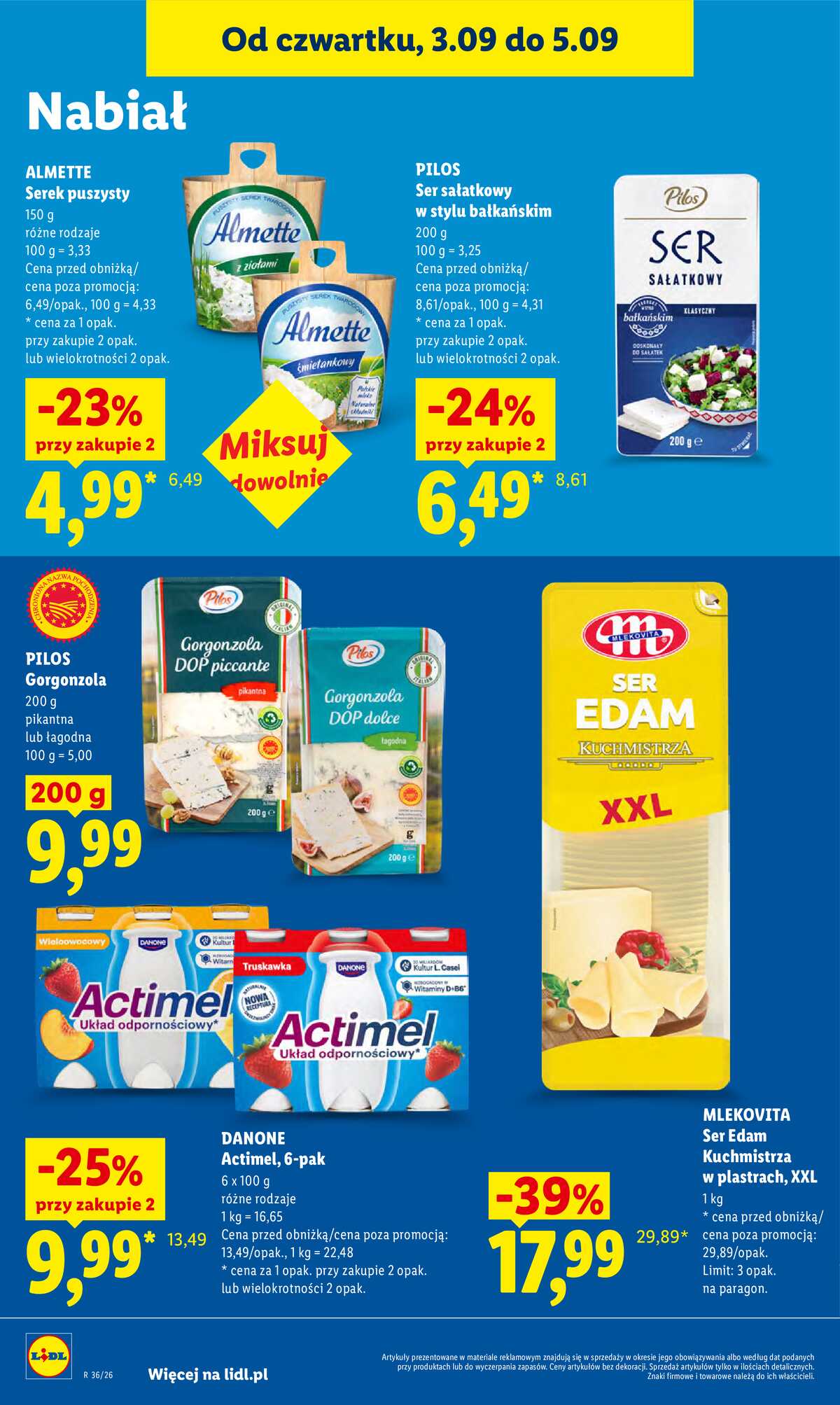 Leták Lidl Polsko 3.9.-5.9.2026 - Leták platí od 3. září do 5. září strana 62