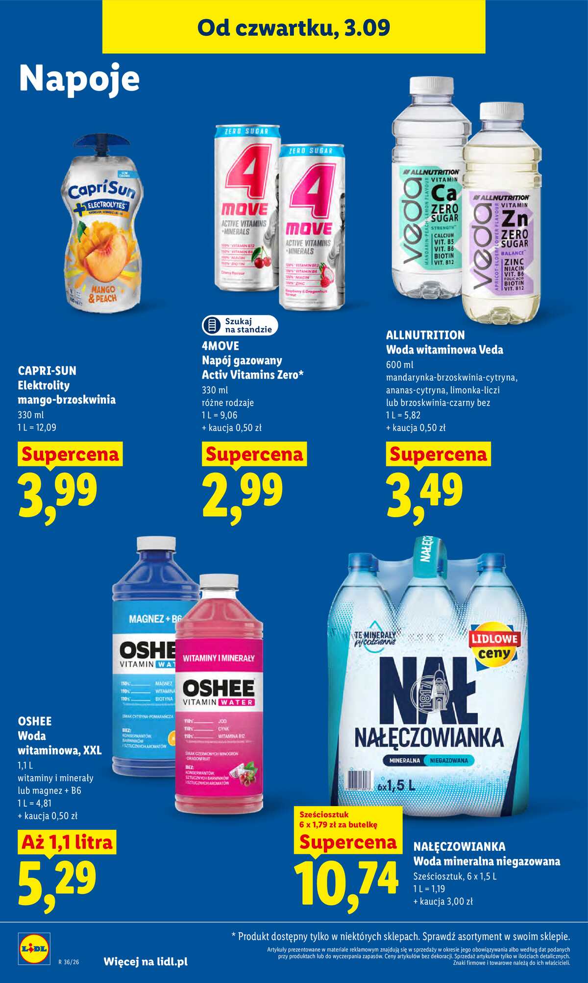 Leták Lidl Polsko 3.9.-5.9.2026 - Leták platí od 3. září do 5. září strana 64