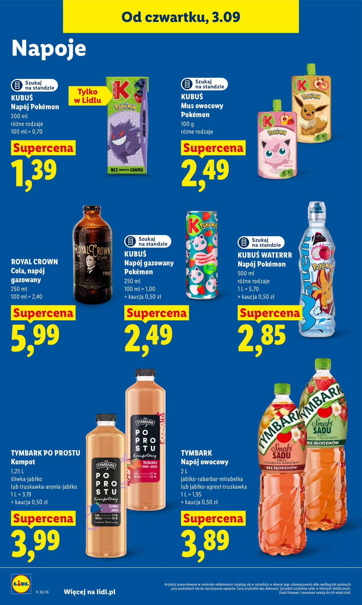 Leták Lidl Polsko 3.9.-5.9.2026 - Leták platí od 3. září do 5. září strana 66
