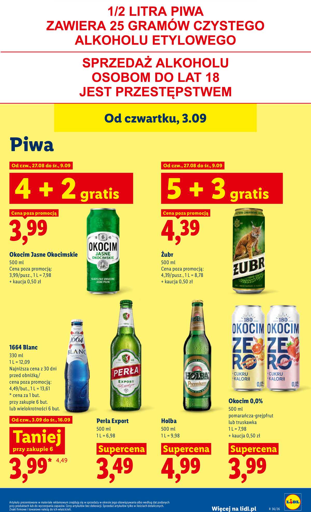 Leták Lidl Polsko 3.9.-5.9.2026 - Leták platí od 3. září do 5. září strana 71