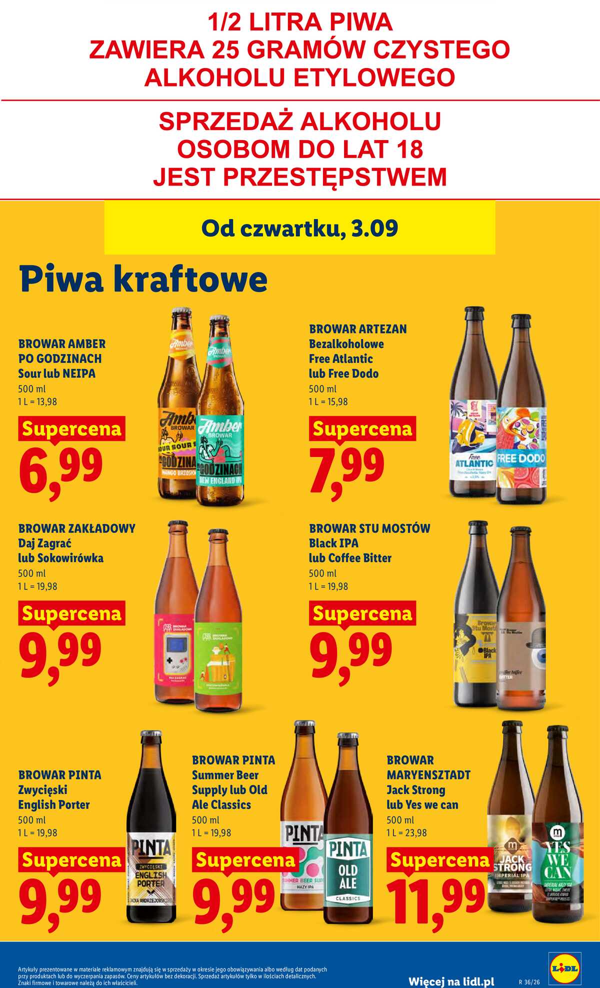 Leták Lidl Polsko 3.9.-5.9.2026 - Leták platí od 3. září do 5. září strana 73