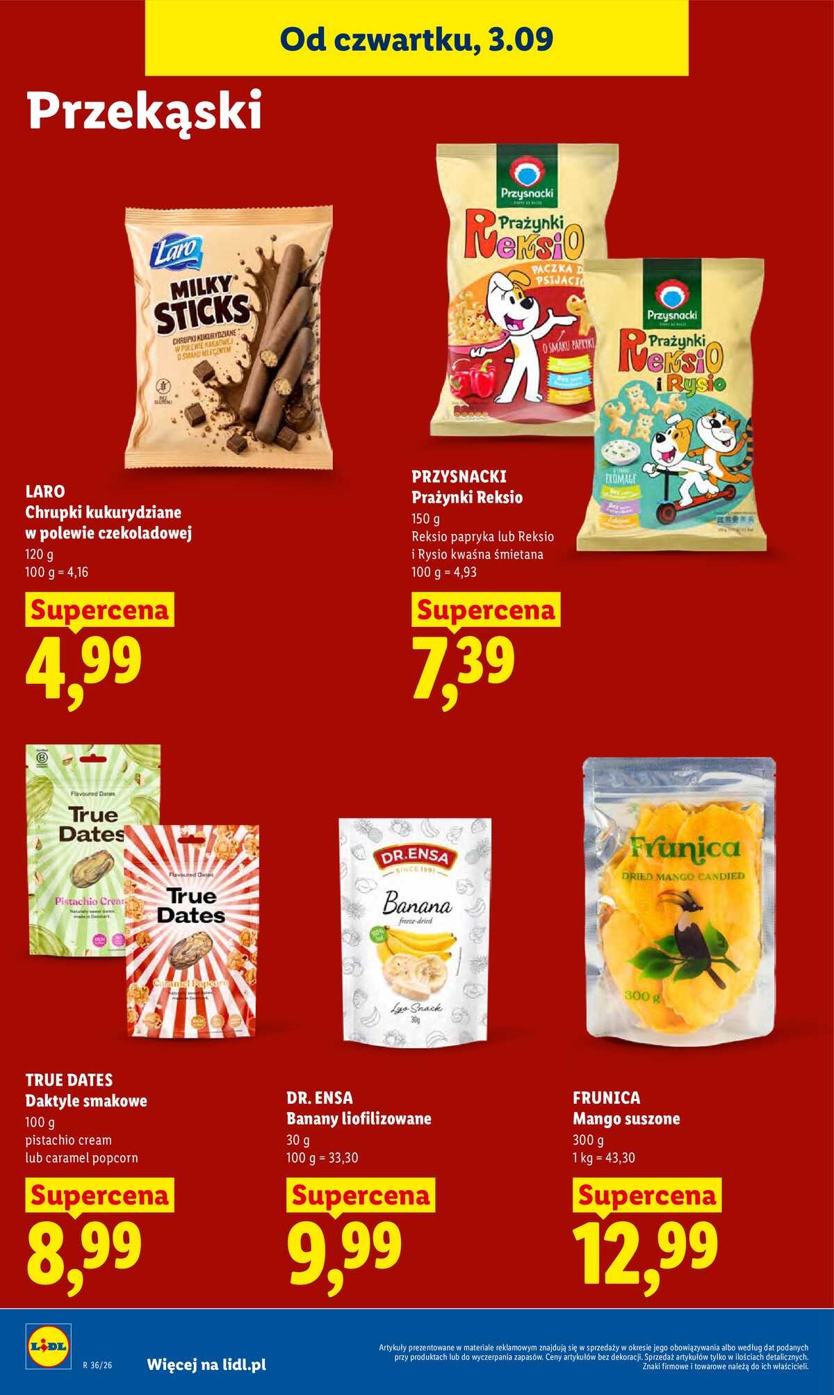 Leták Lidl Polsko 3.9.-5.9.2026 - Leták platí od 3. září do 5. září strana 76