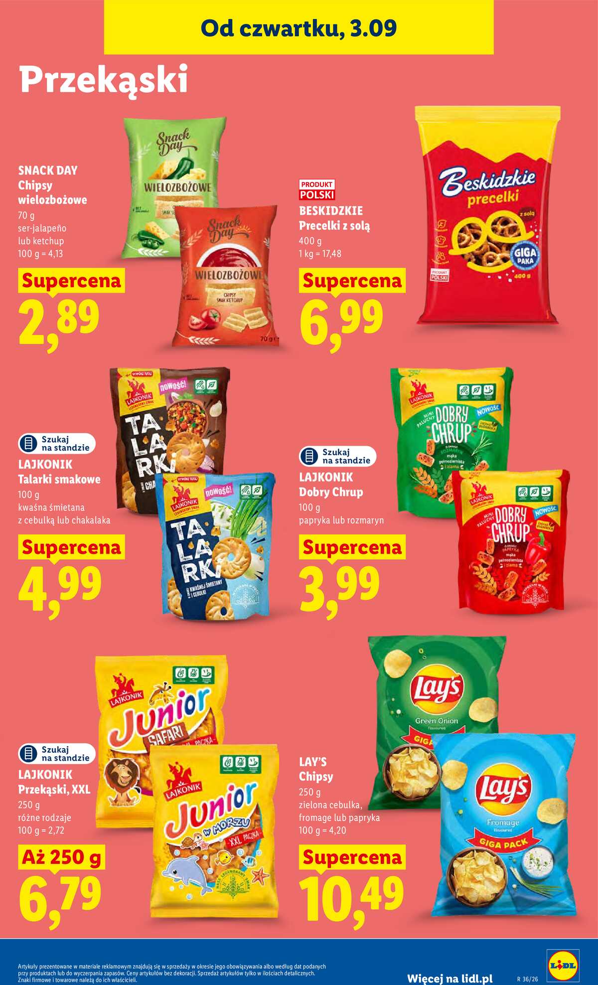 Leták Lidl Polsko 3.9.-5.9.2026 - Leták platí od 3. září do 5. září strana 77