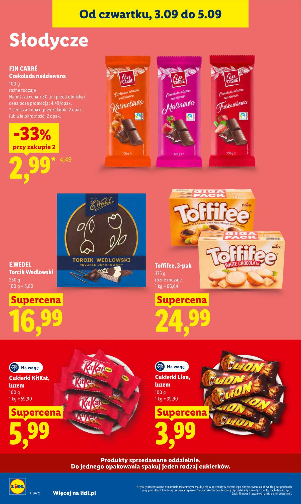 Leták Lidl Polsko 3.9.-5.9.2026 - Leták platí od 3. září do 5. září strana 78