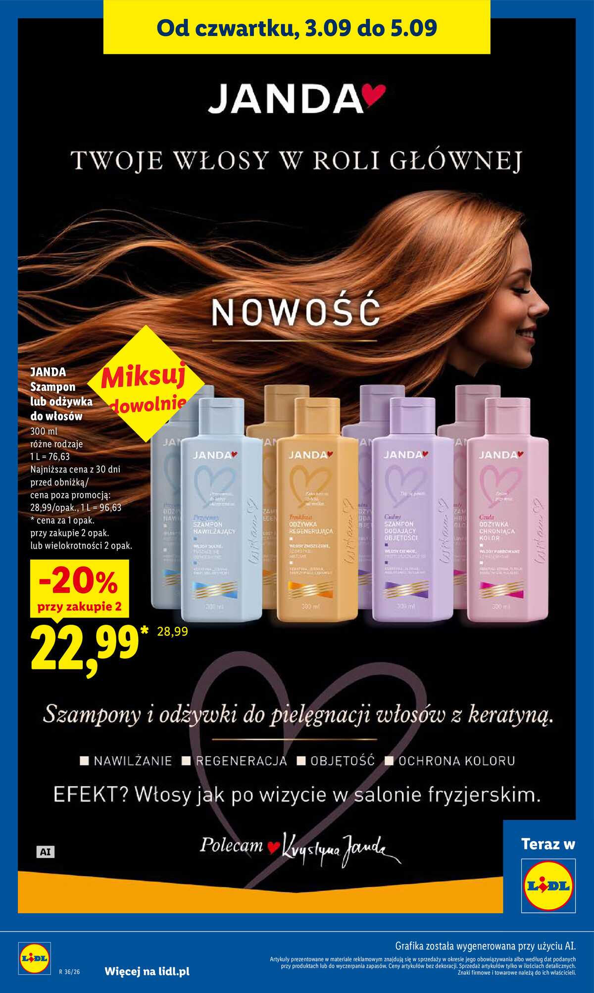 Leták Lidl Polsko 3.9.-5.9.2026 - Leták platí od 3. září do 5. září strana 84