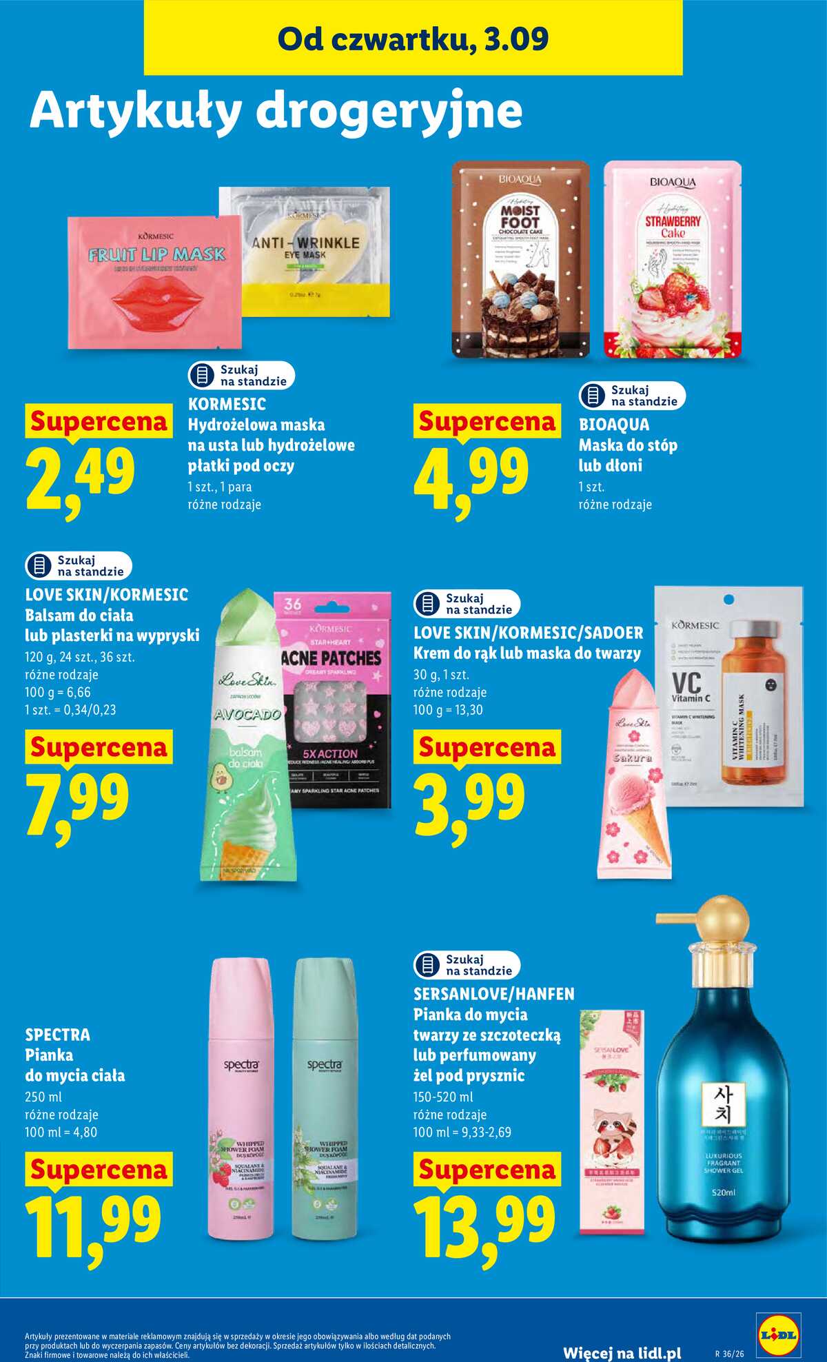 Leták Lidl Polsko 3.9.-5.9.2026 - Leták platí od 3. září do 5. září strana 85